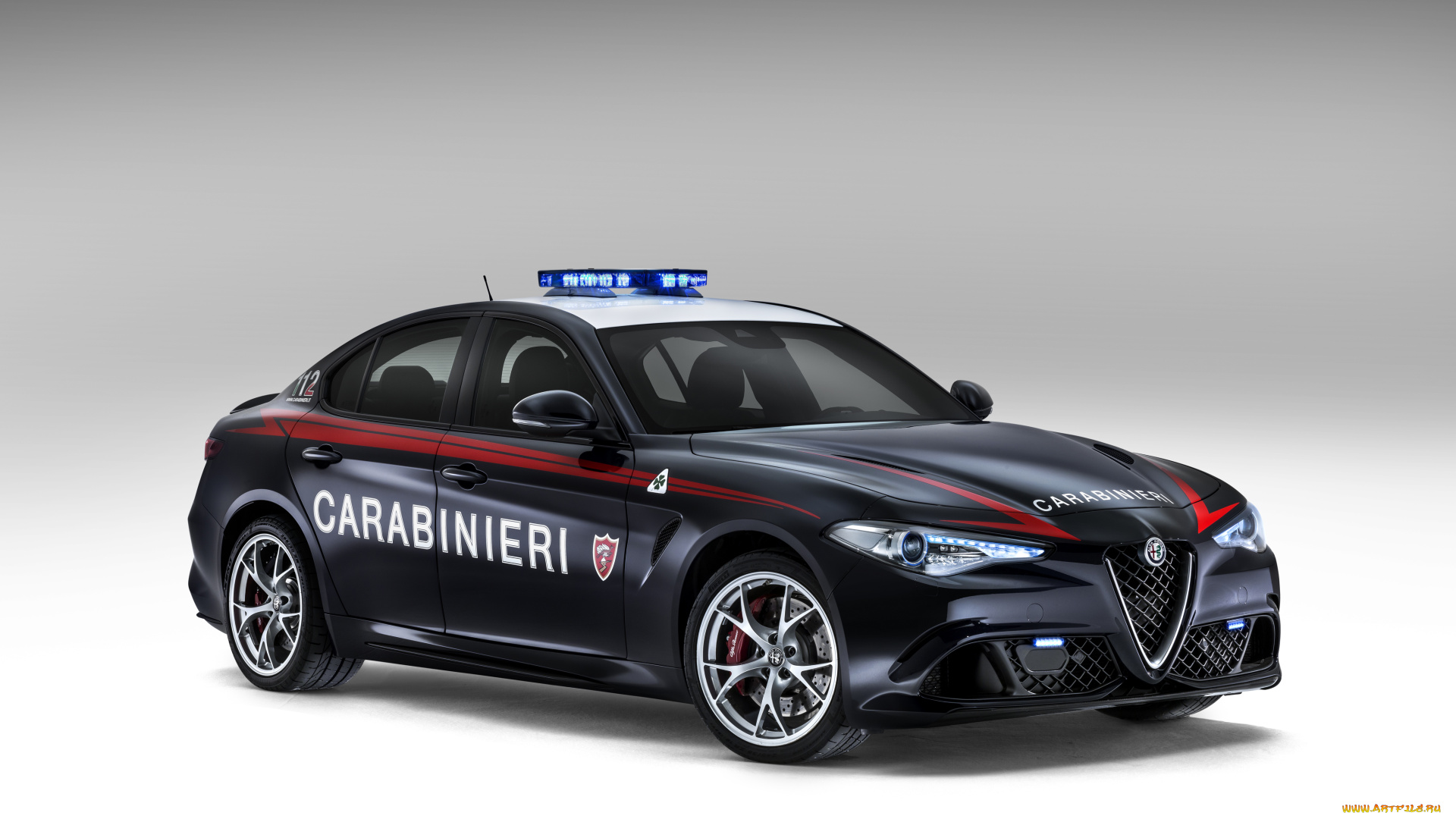 автомобили, полиция, giulia, quadrifoglio, 952, carabinieri, 2016г, alfa, romeo