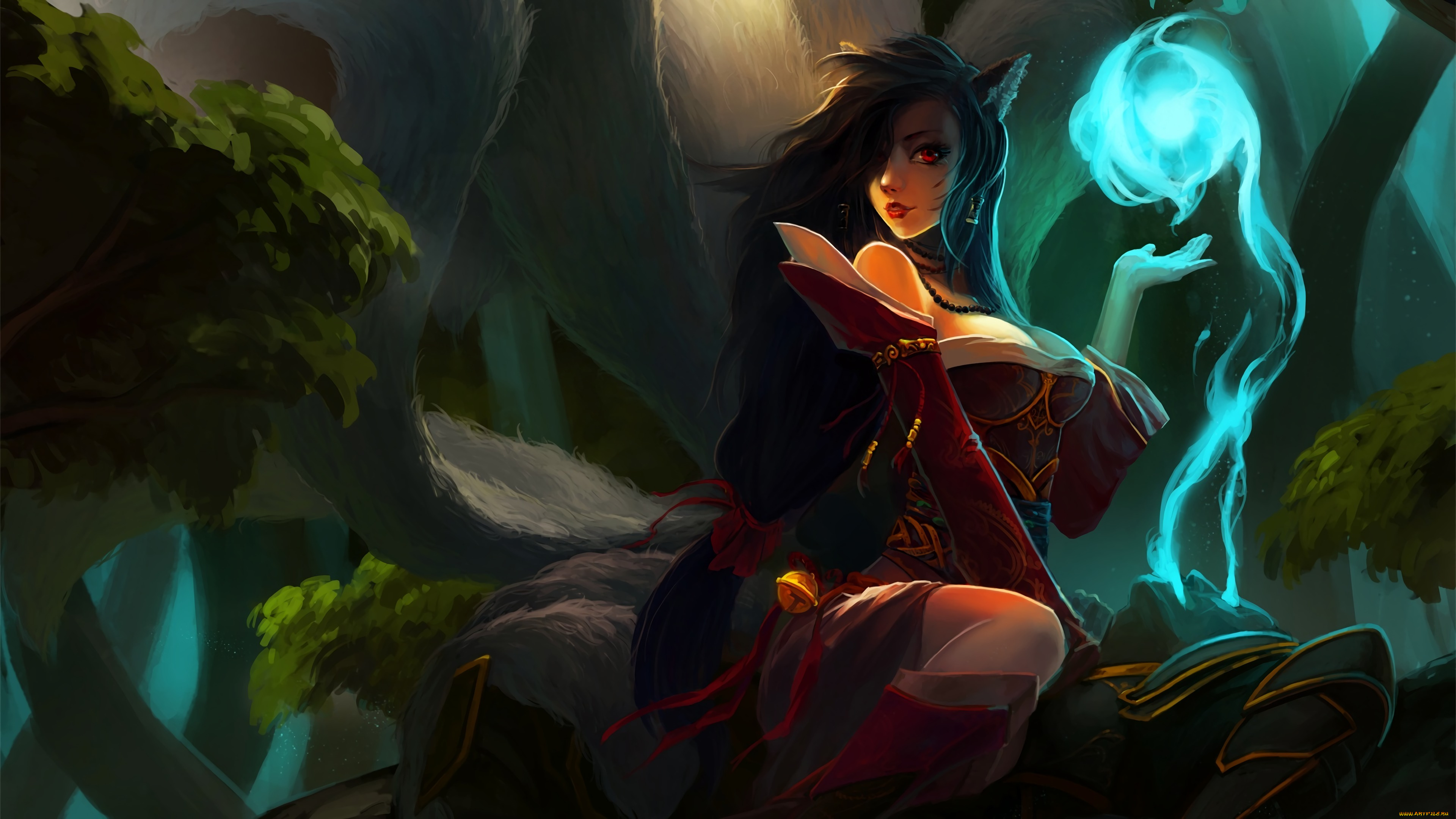 видео, игры, league, of, legends, league, of, legends, action, ролевая, ahri