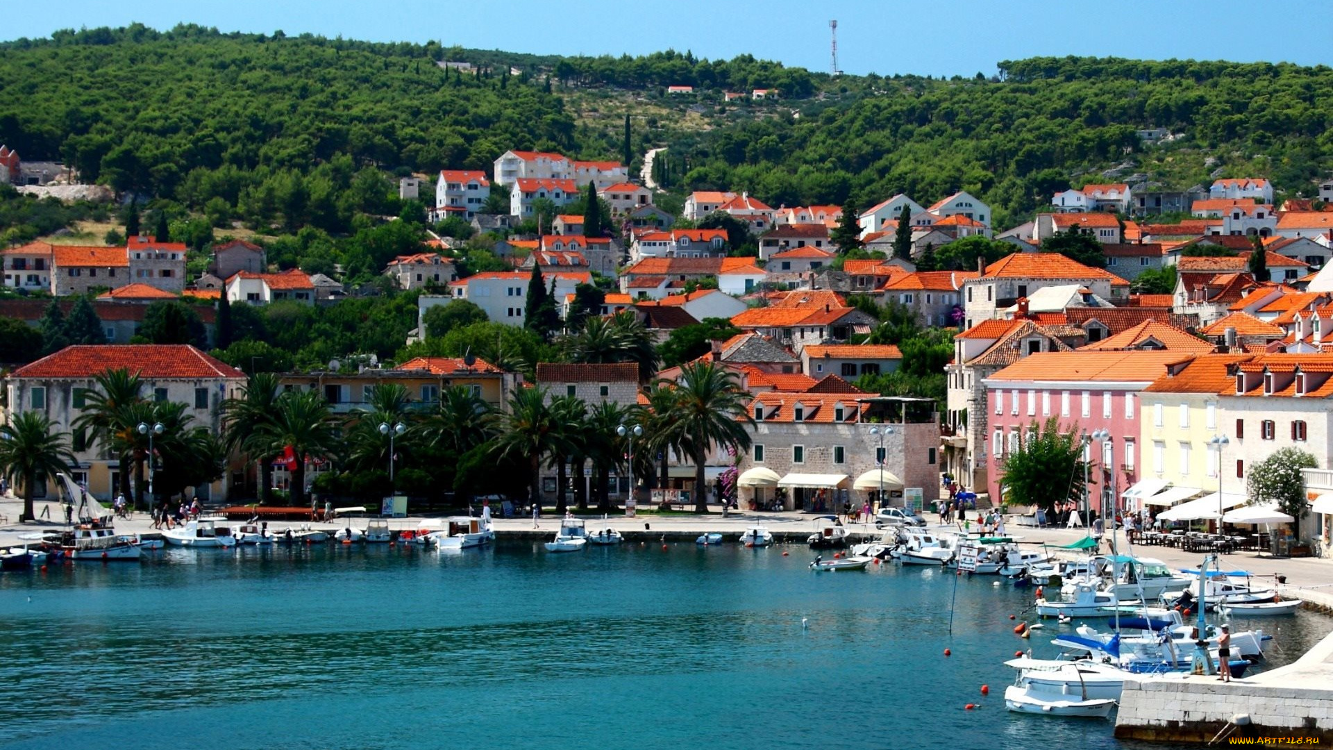 hvar, croatia, города, -, улицы, , площади, , набережные, hvar, croatia