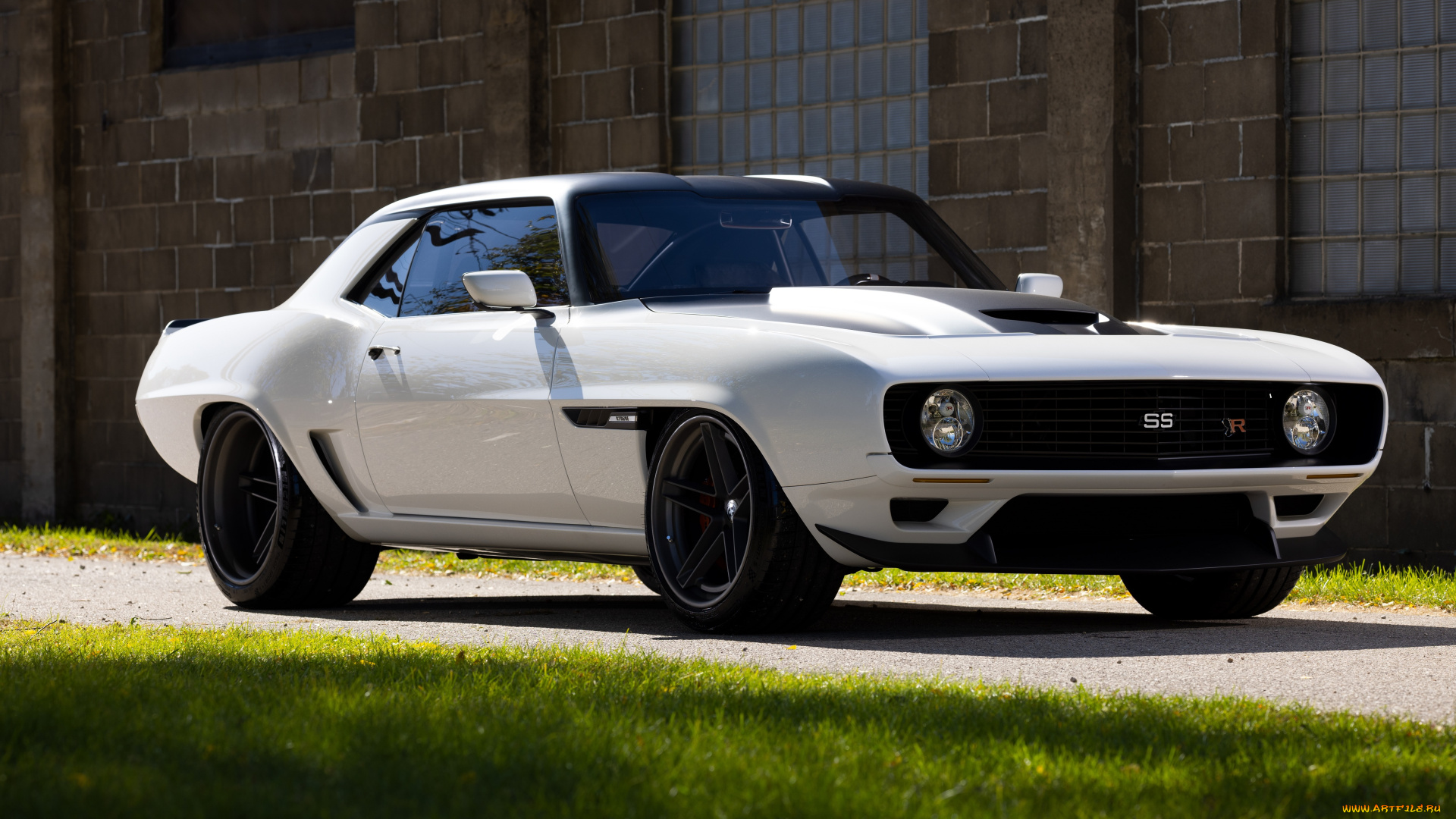 автомобили, camaro, chevrolet, 1969, white, muscle, car, sema, ringbrothers, 2022, strode