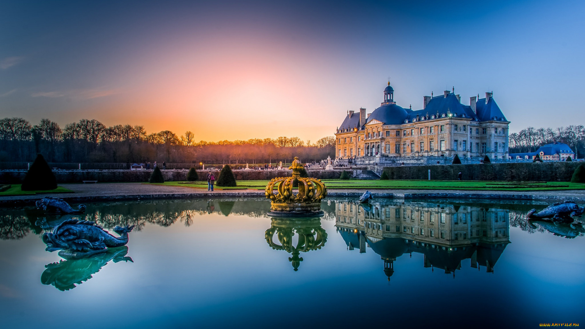 chateau, de, vaux, le, vicomte, maincy, france, города, замки, франции, chateau, de, vaux, le, vicomte