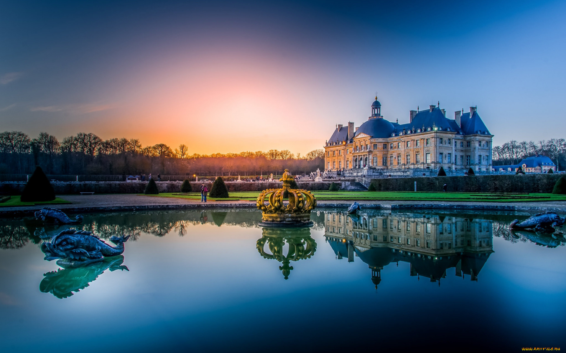 chateau, de, vaux, le, vicomte, maincy, france, города, замки, франции, chateau, de, vaux, le, vicomte