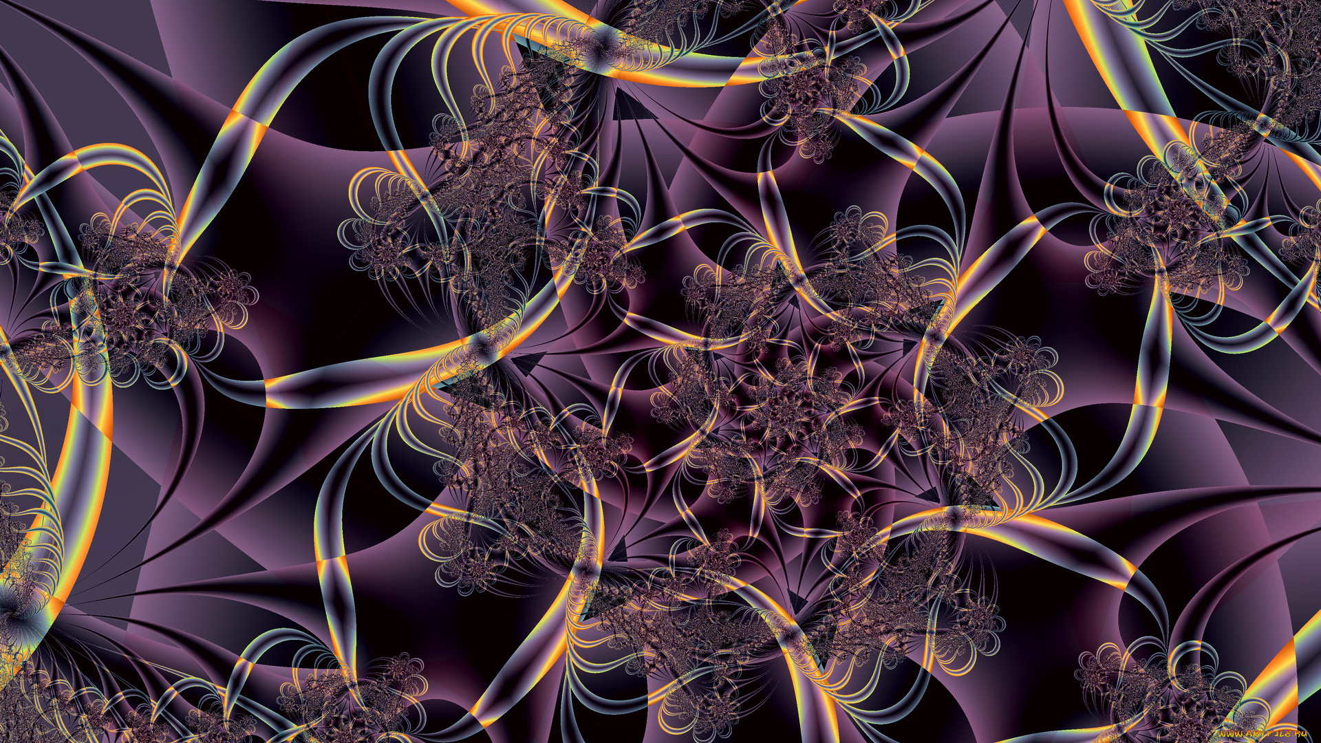 3д, графика, fractal, фракталы, цвета, узор