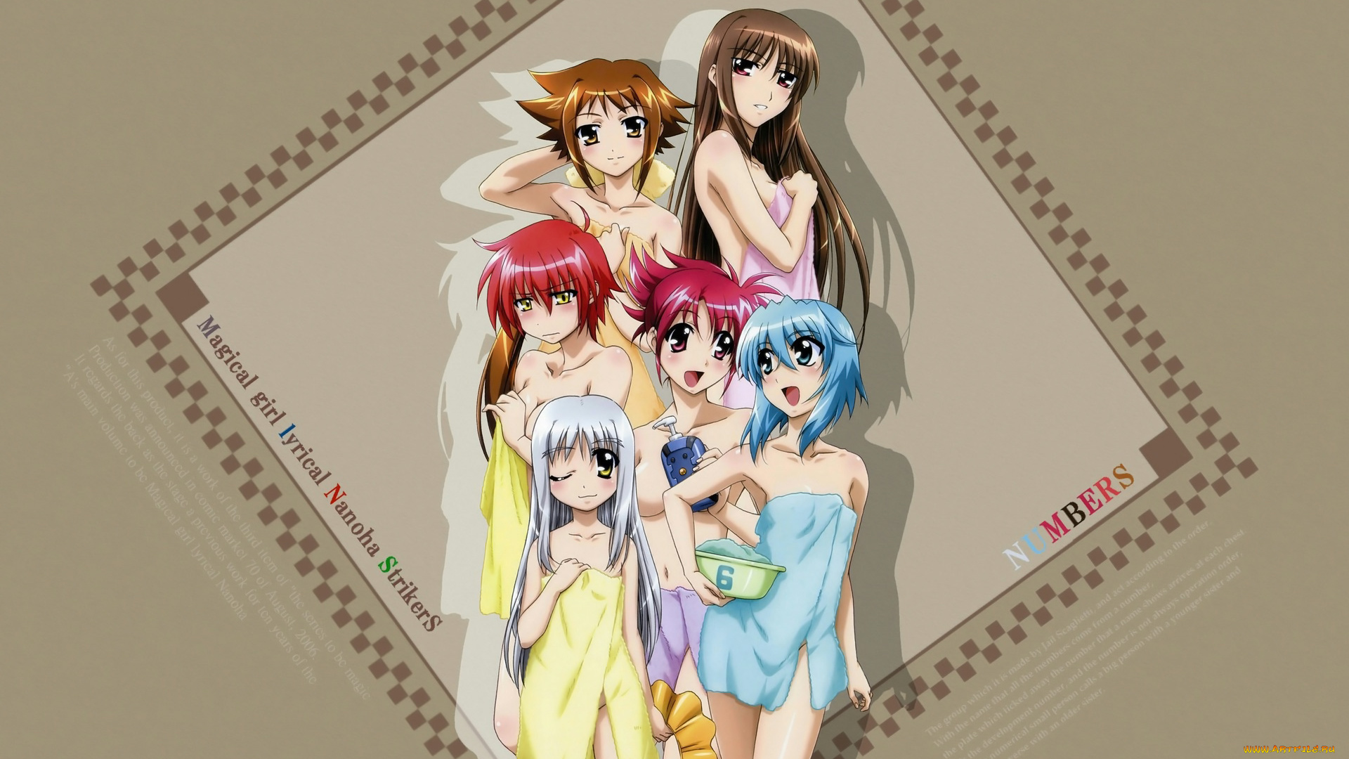 mahou, shoujo, lyrical, nanoha, аниме