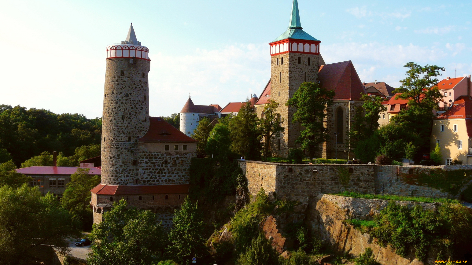 германия, саксония, баутцен, города, улицы, площади, набережные, улица, площадь, дома