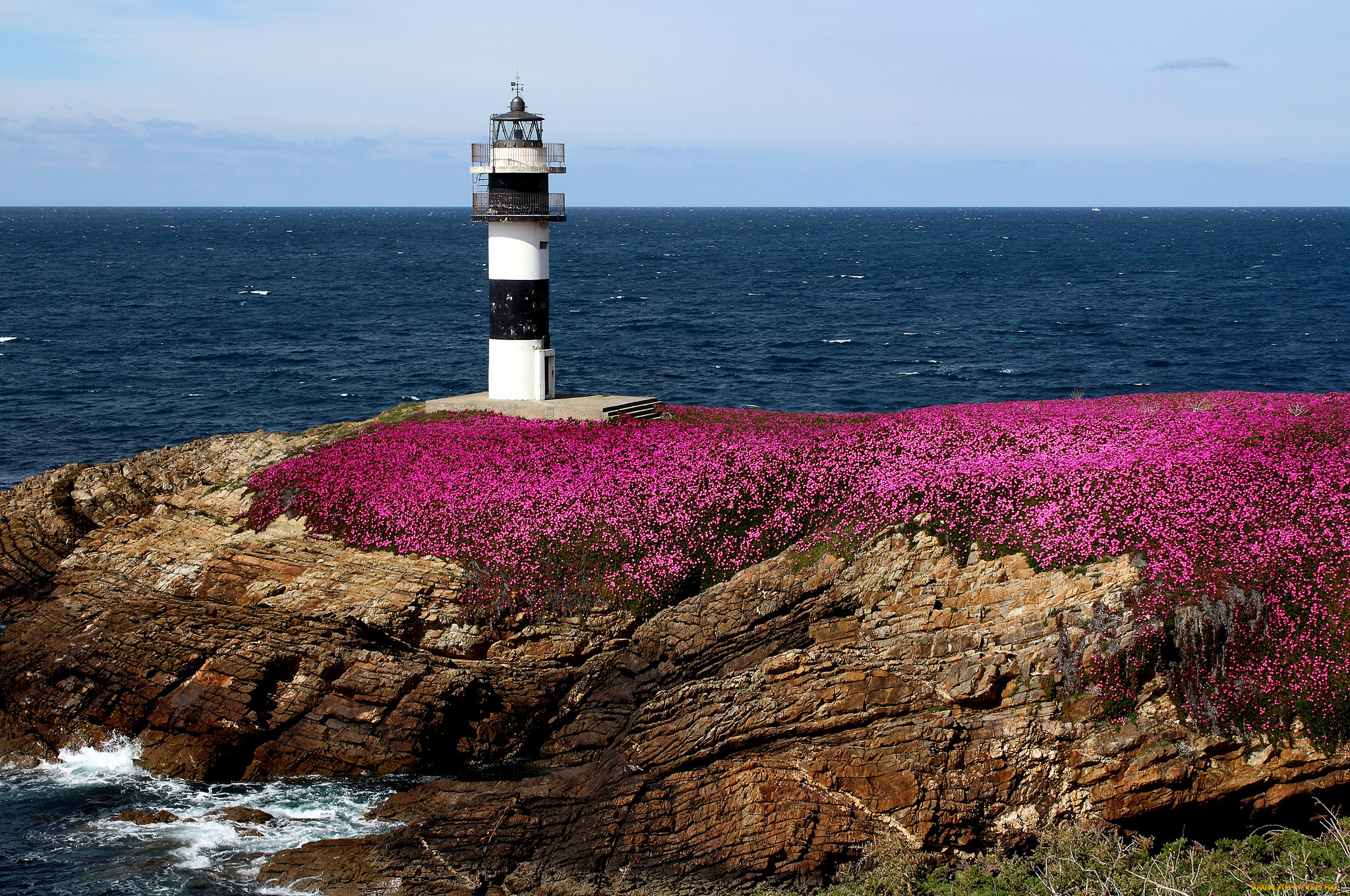pancha, island, lighthouse, galicia, spain, природа, маяки, скалы, испания, побережье, бискайский, залив, ribadeo, illa
