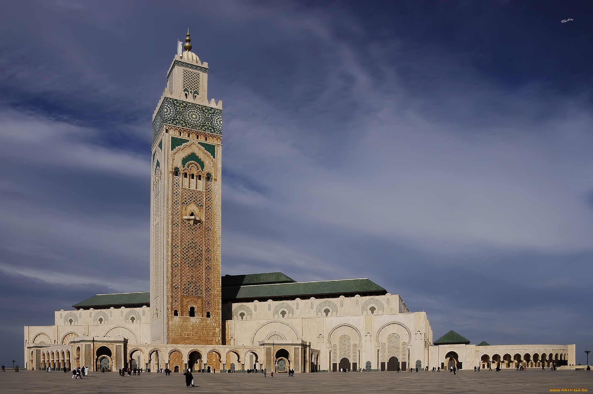 moschea, di, hassan, ii, casablanca, marocco, города, мечети, медресе, мечеть, хассана, касабланка, марокко