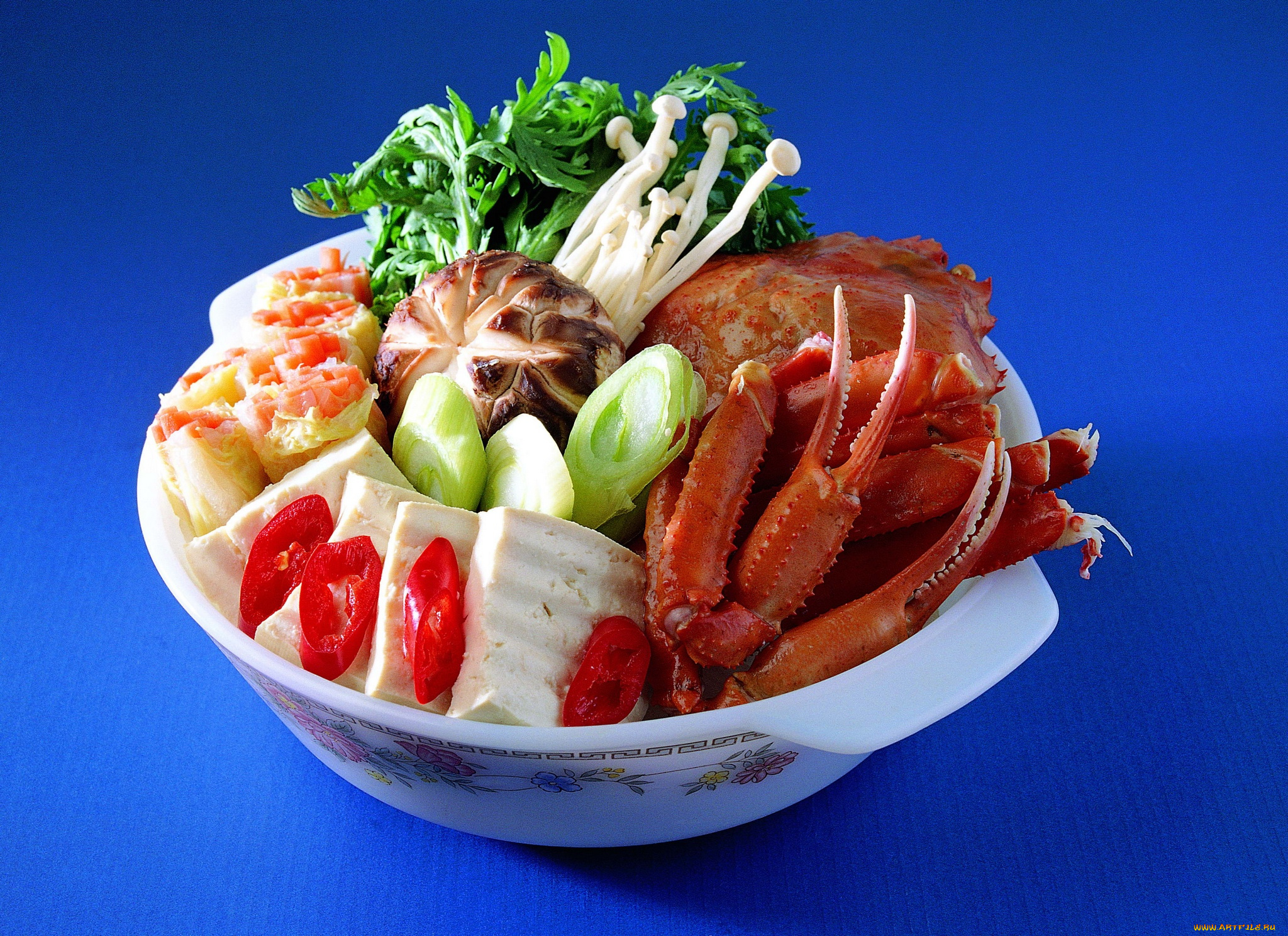 еда, рыбные, блюда, морепродуктами, кабачок, морковь, лук, петрушка, овощи, зелень, грибы, краб, сыроедение