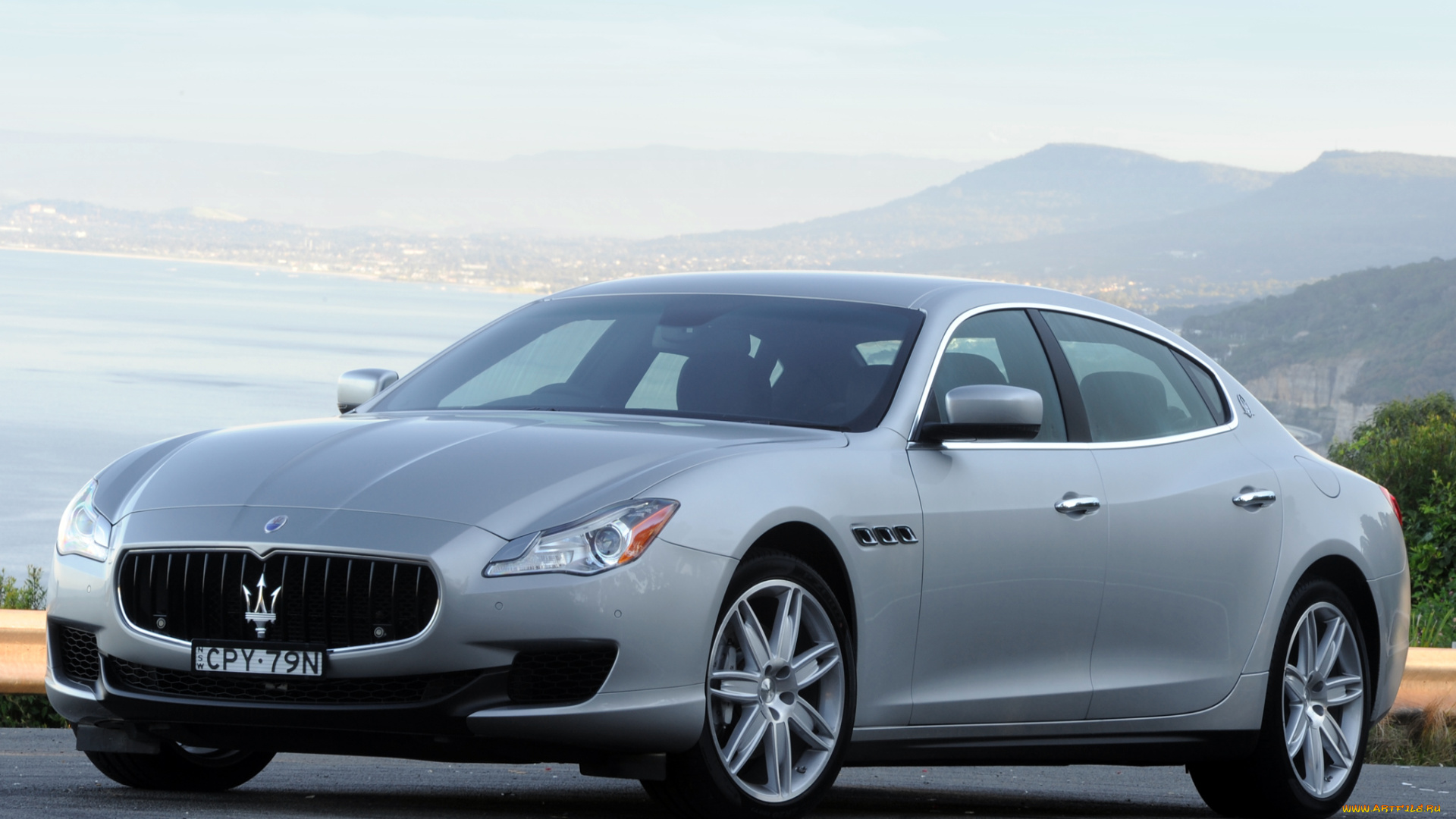 автомобили, maserati, 2014г, quattroporte, au-spec, серый