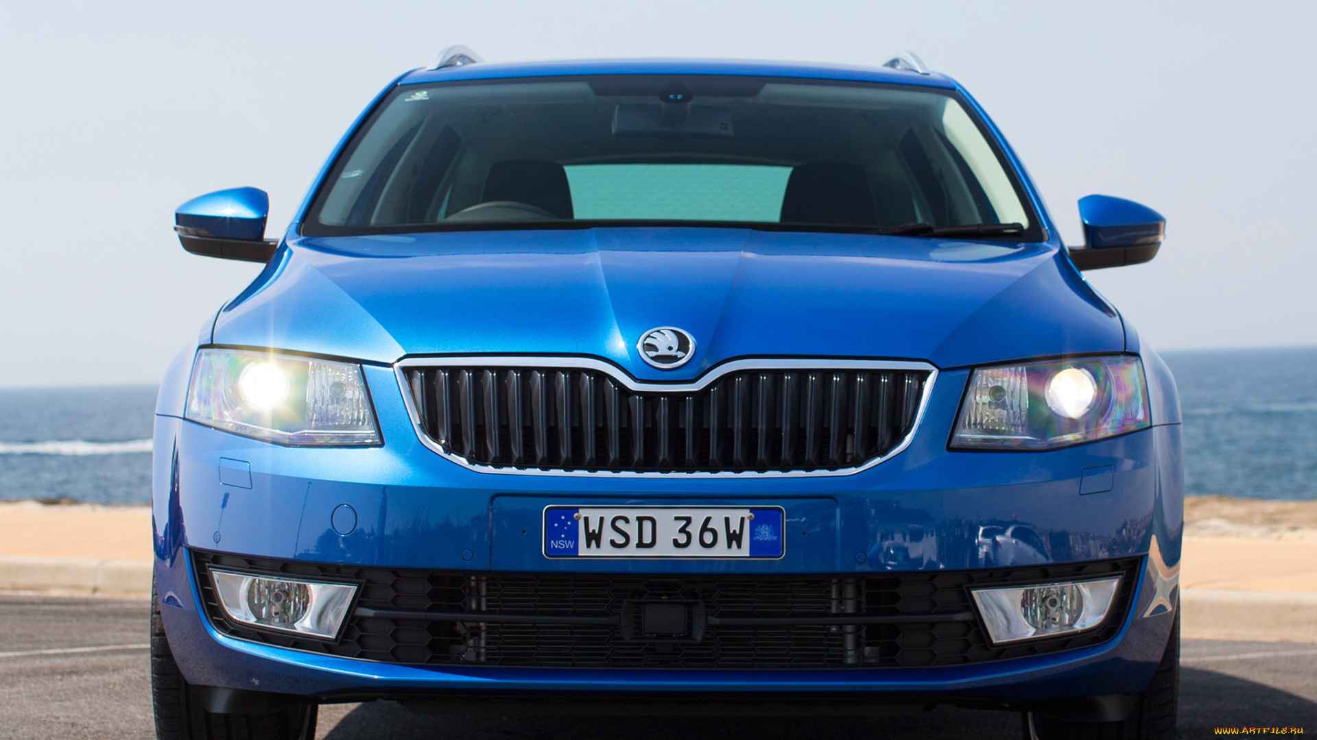 автомобили, skoda, octavia, синий, 5e, wagon