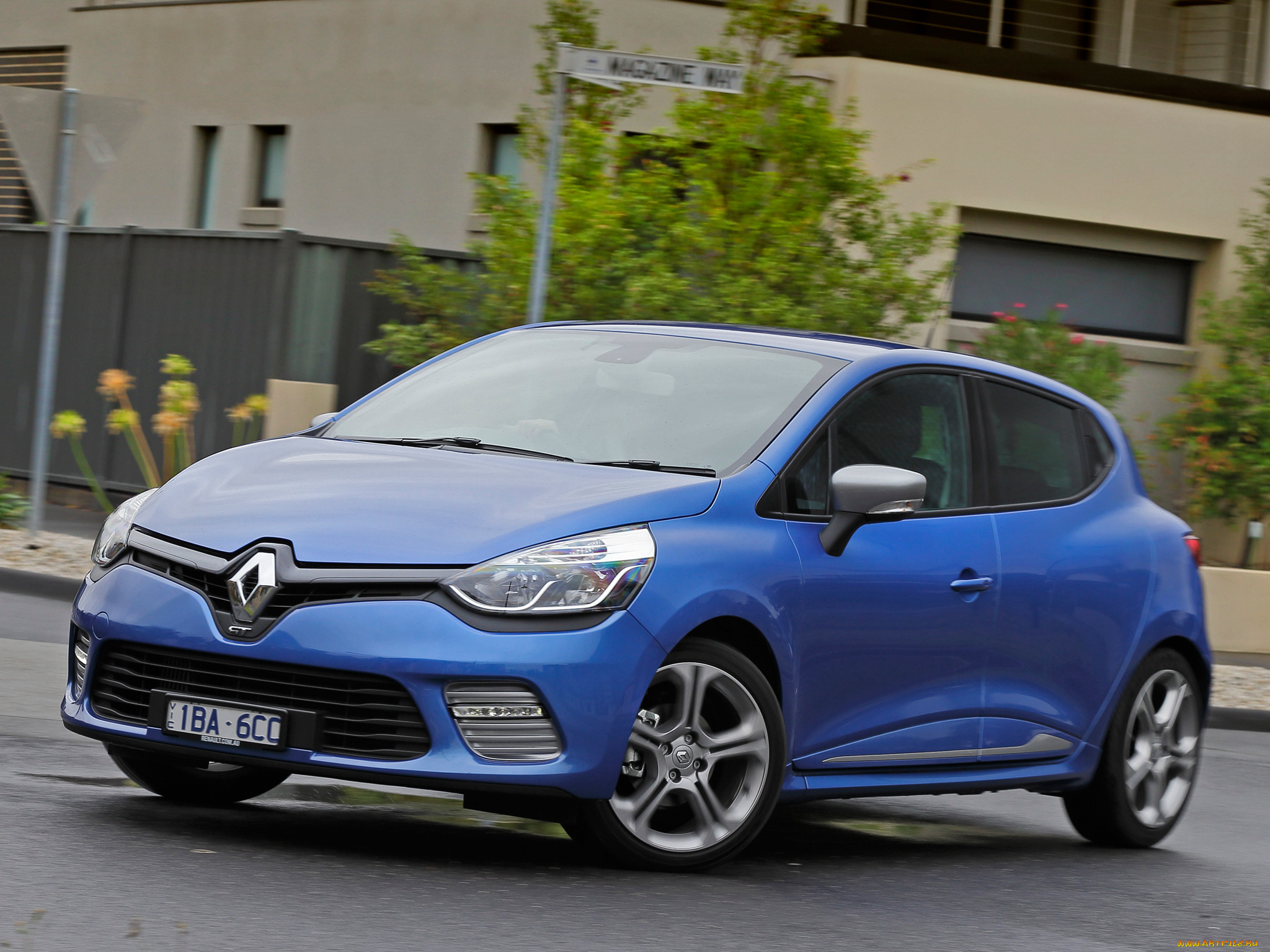 автомобили, renault, синий, 2014г, clio, gt, au-spec