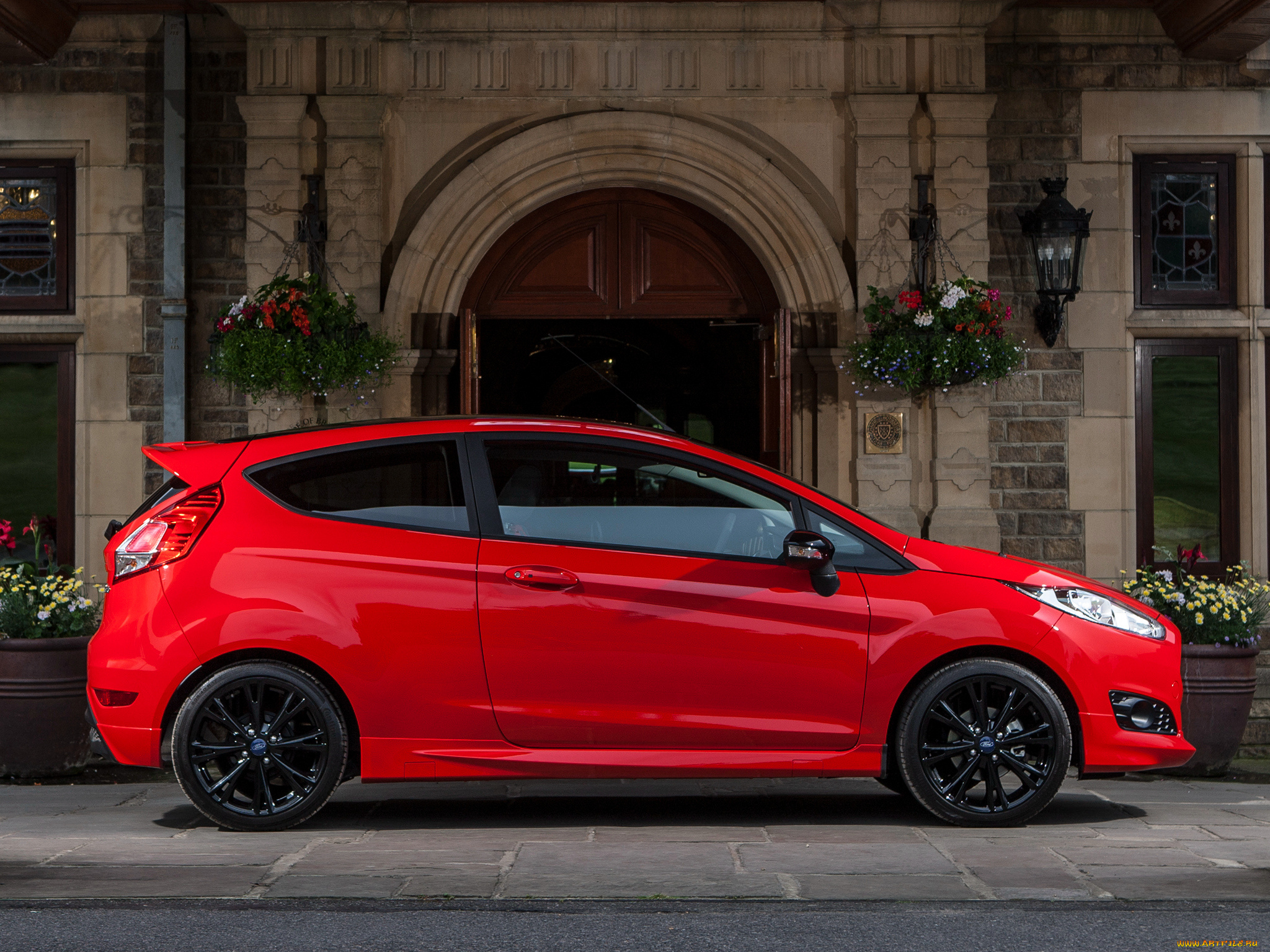 автомобили, ford, 2014г, red, zetec, s, fiesta, красный