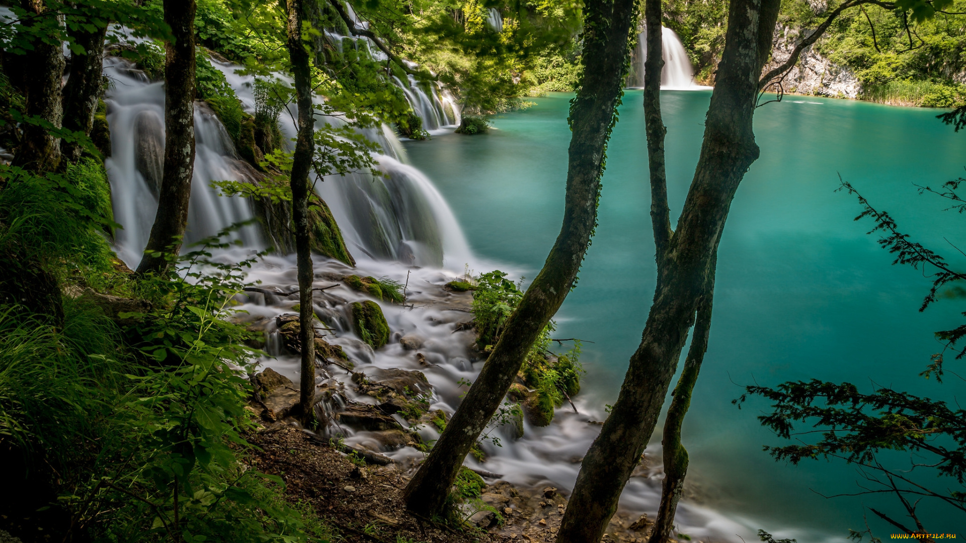 природа, водопады, простор