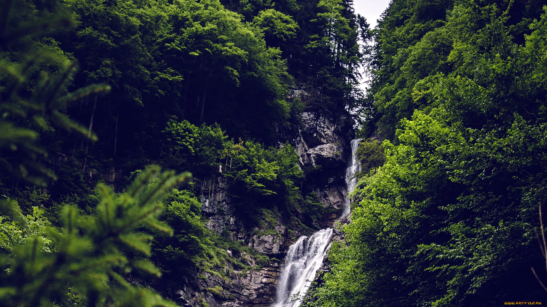 природа, водопады, водопад