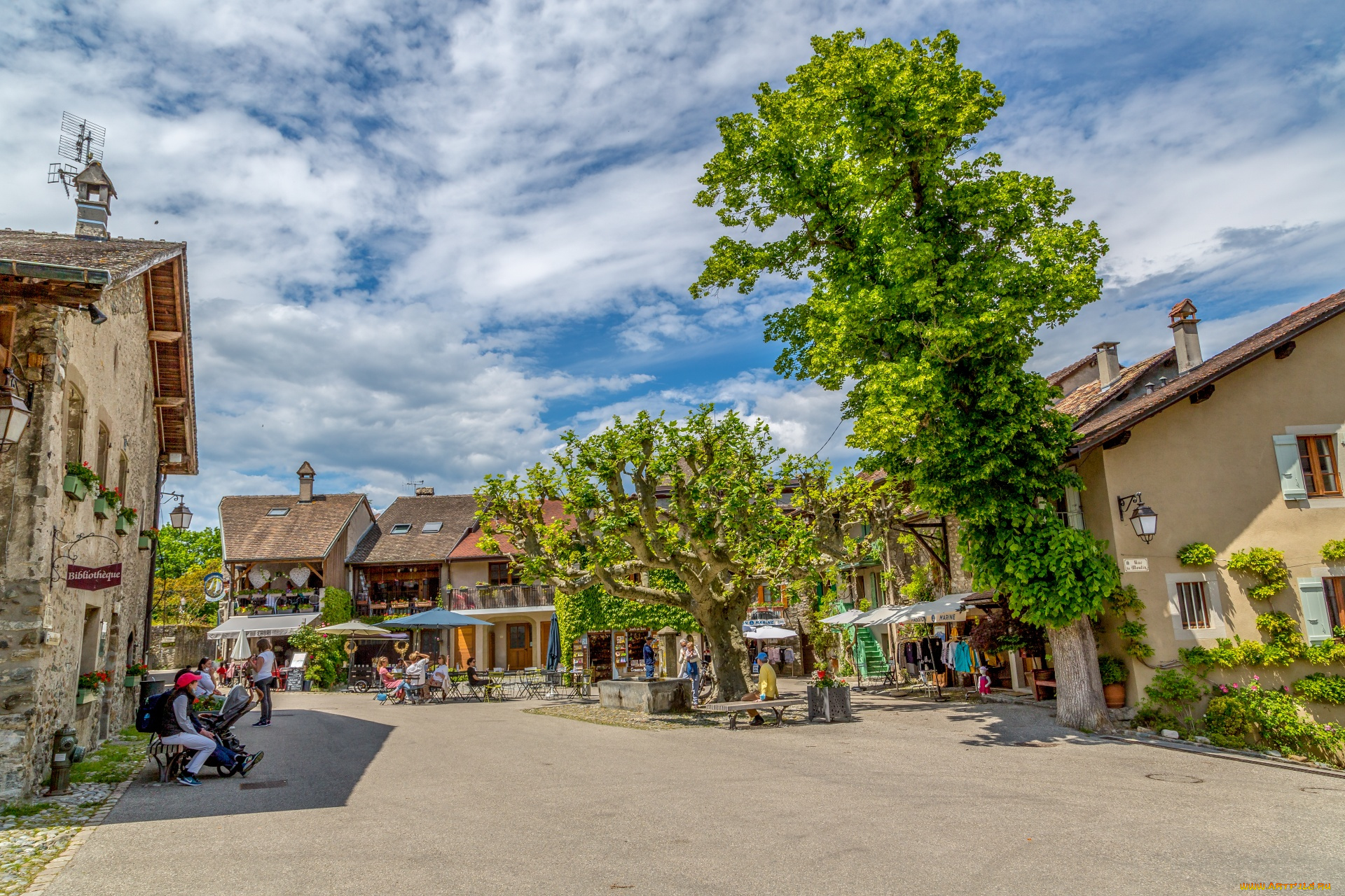 yvoire, france, города, ивуар, , франция