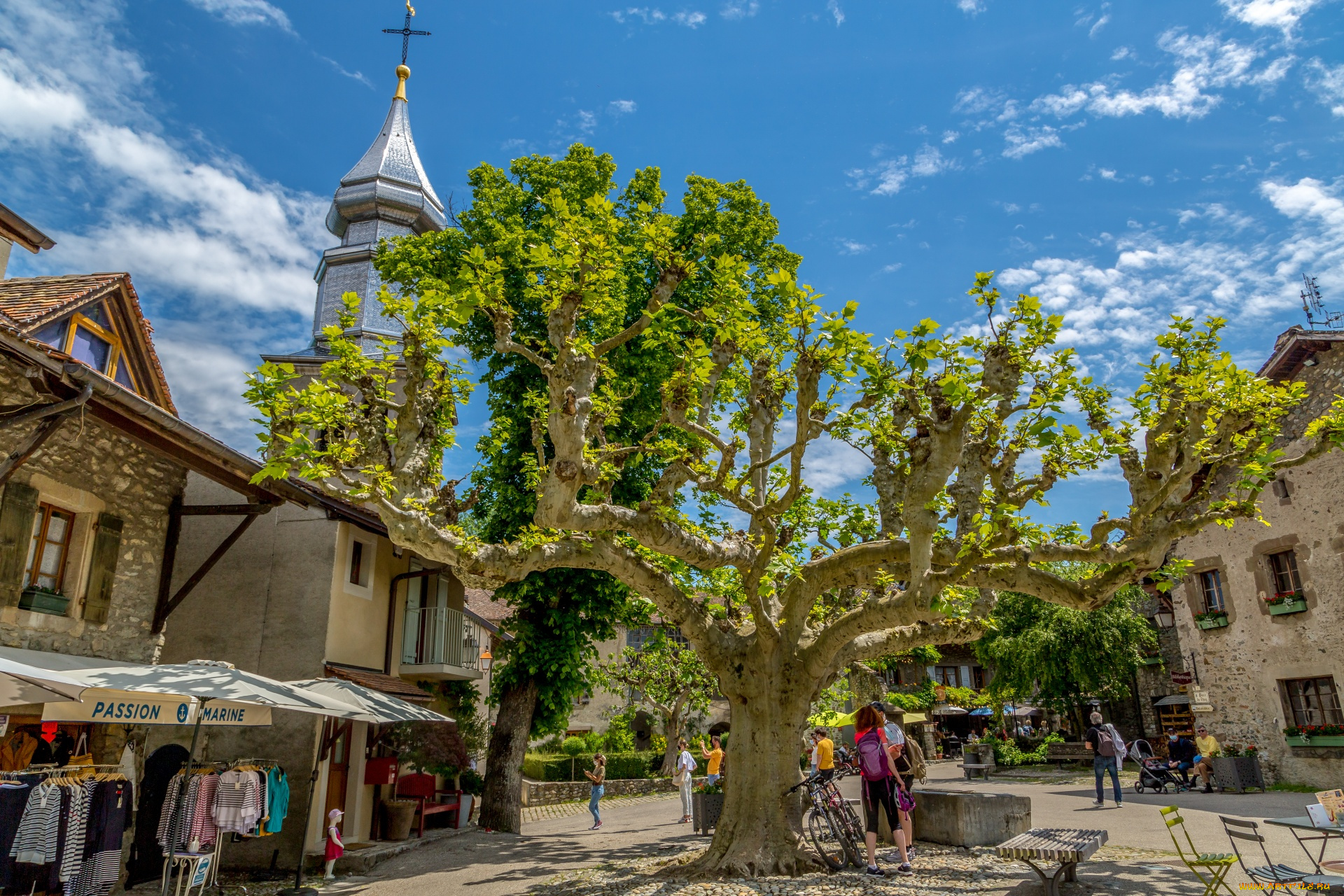 yvoire, france, города, ивуар, , франция