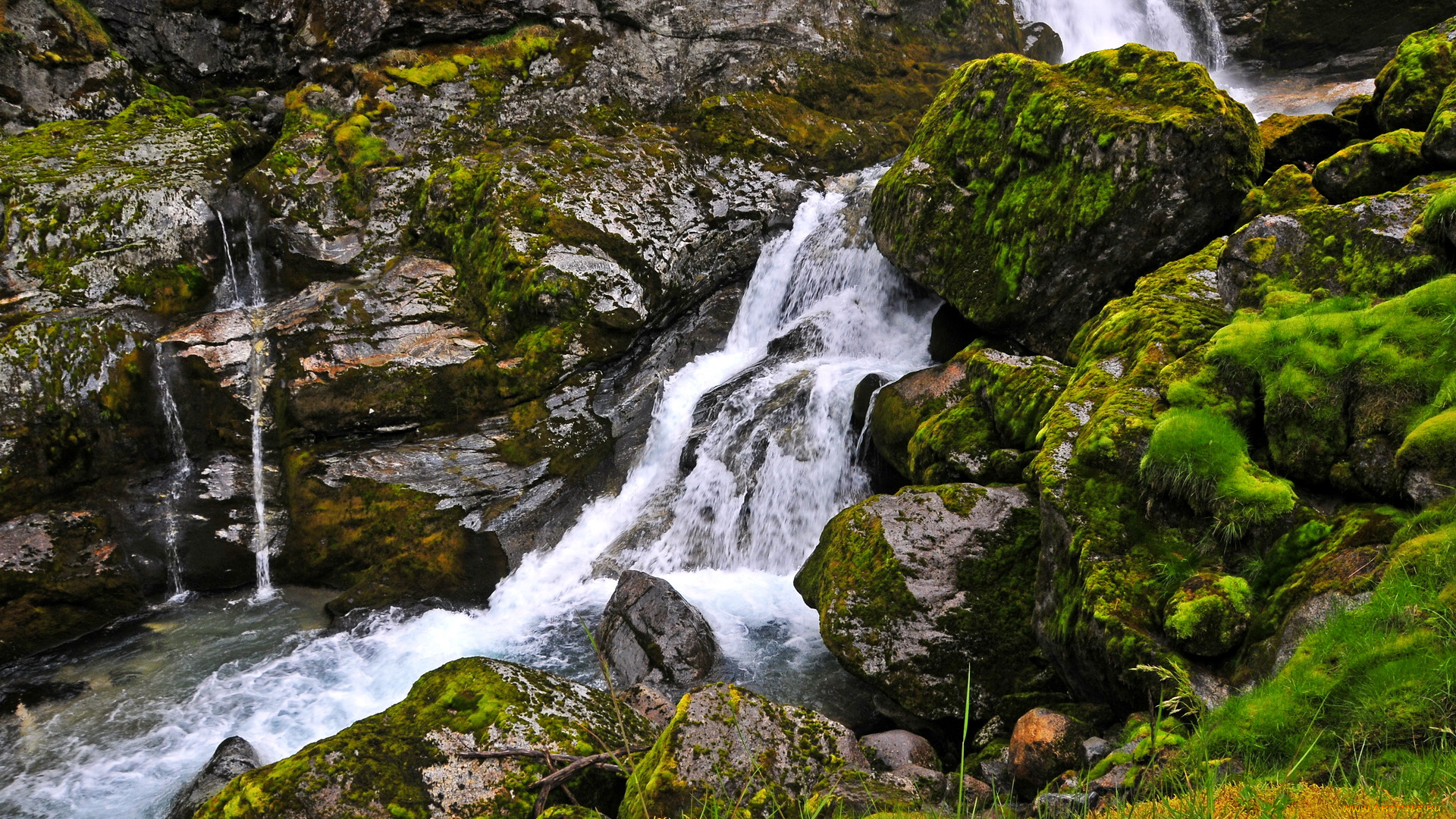 норвегия, jostedalsbreen, national, park, природа, водопады, горы, водопад