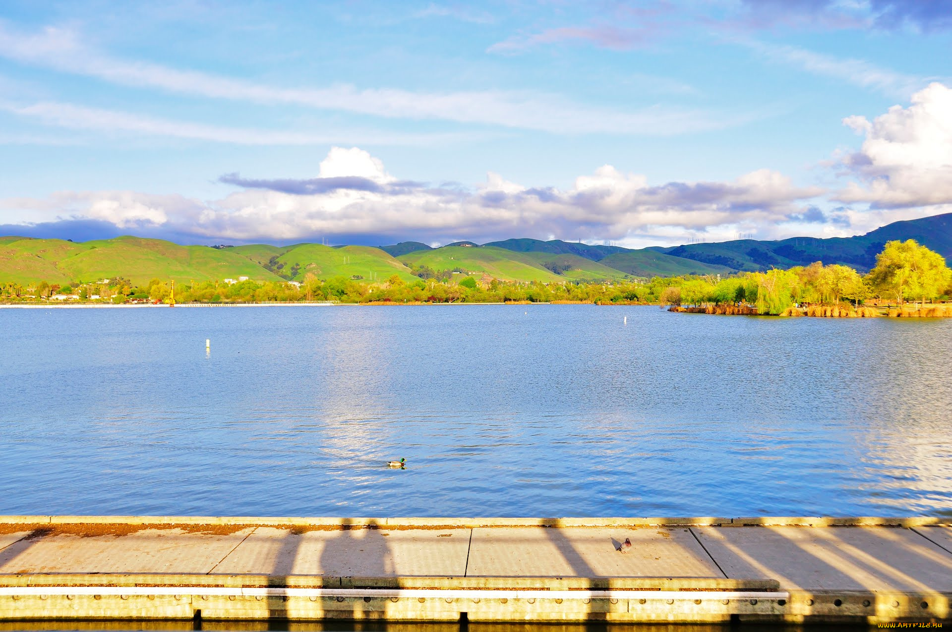 природа, реки, озера, lake, elizabeth, ca