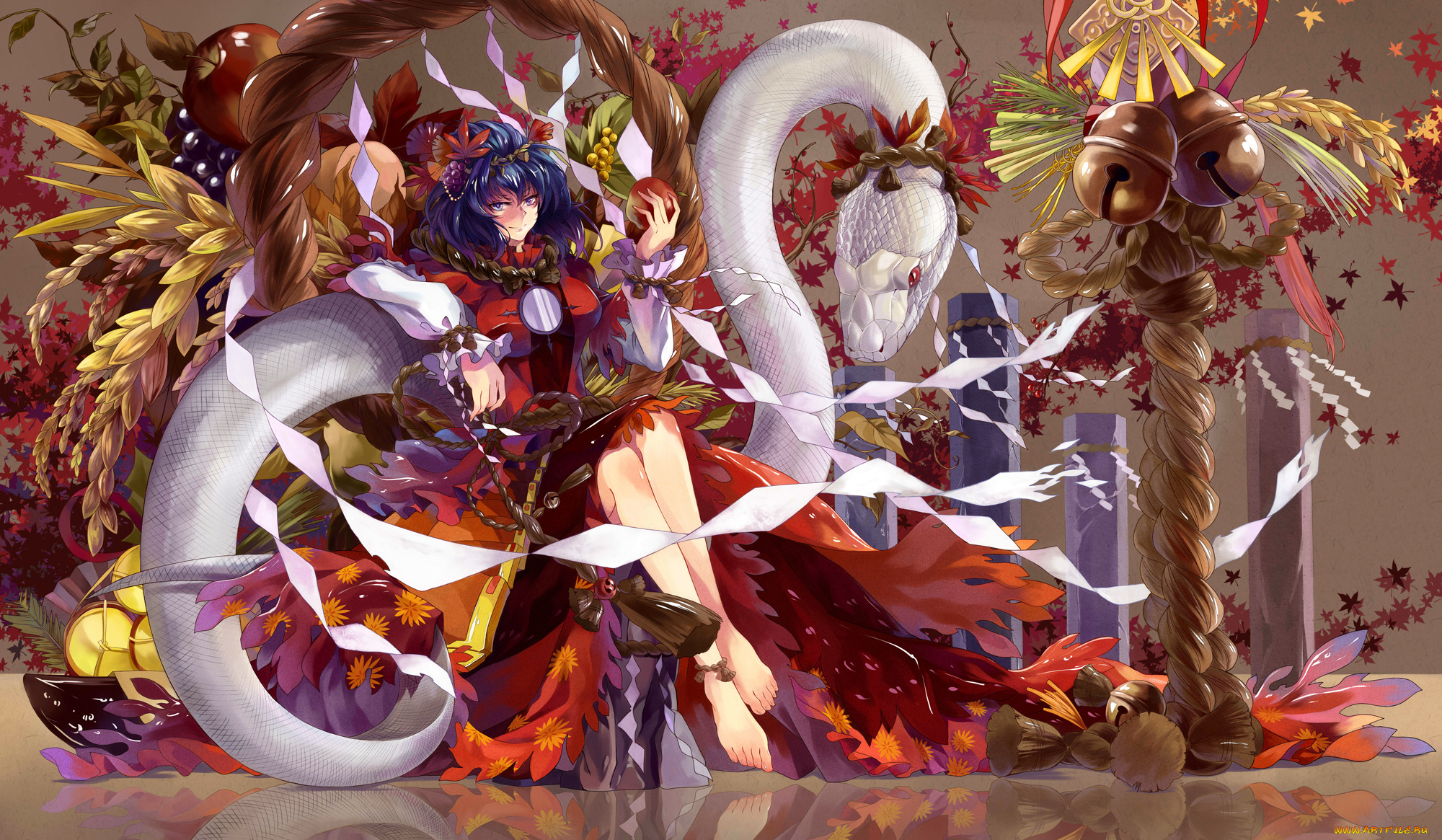 yasaka, kanako, аниме, touhou