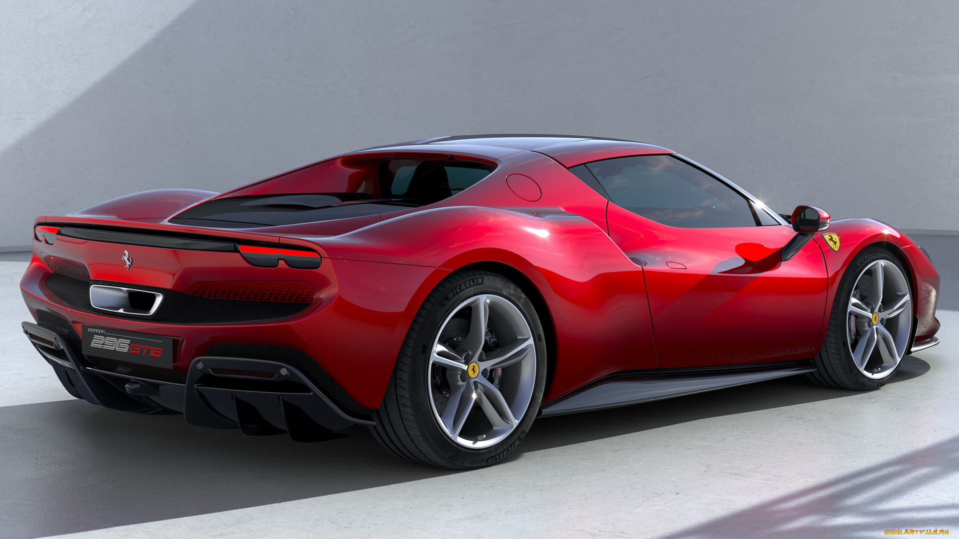 ferrari, 296, gtb, 2022, автомобили, ferrari, 296, gtb, 2022