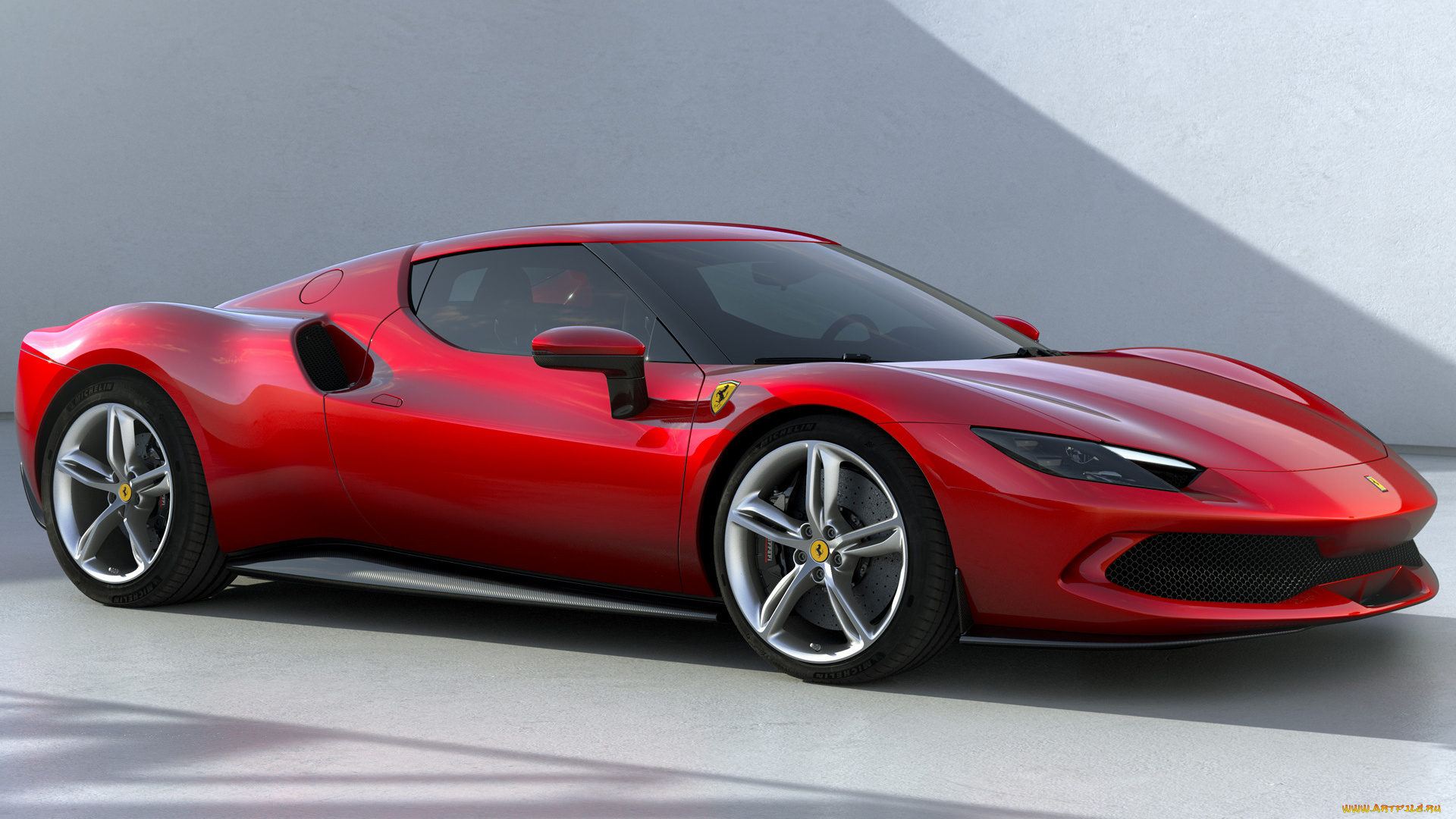 ferrari, 296, gtb, 2022, автомобили, ferrari, 296, gtb, 2022