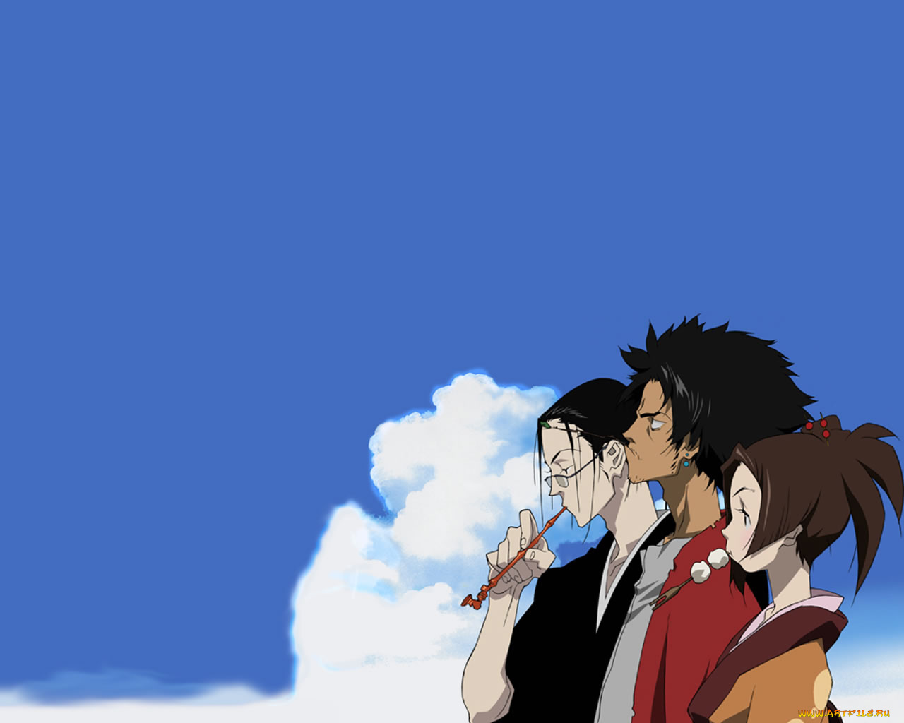 аниме, samurai, champloo