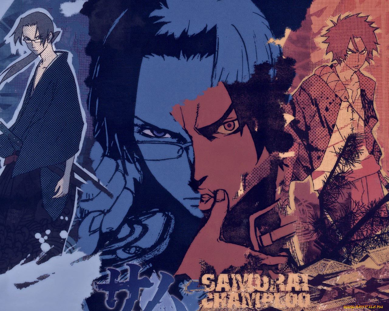 аниме, samurai, champloo