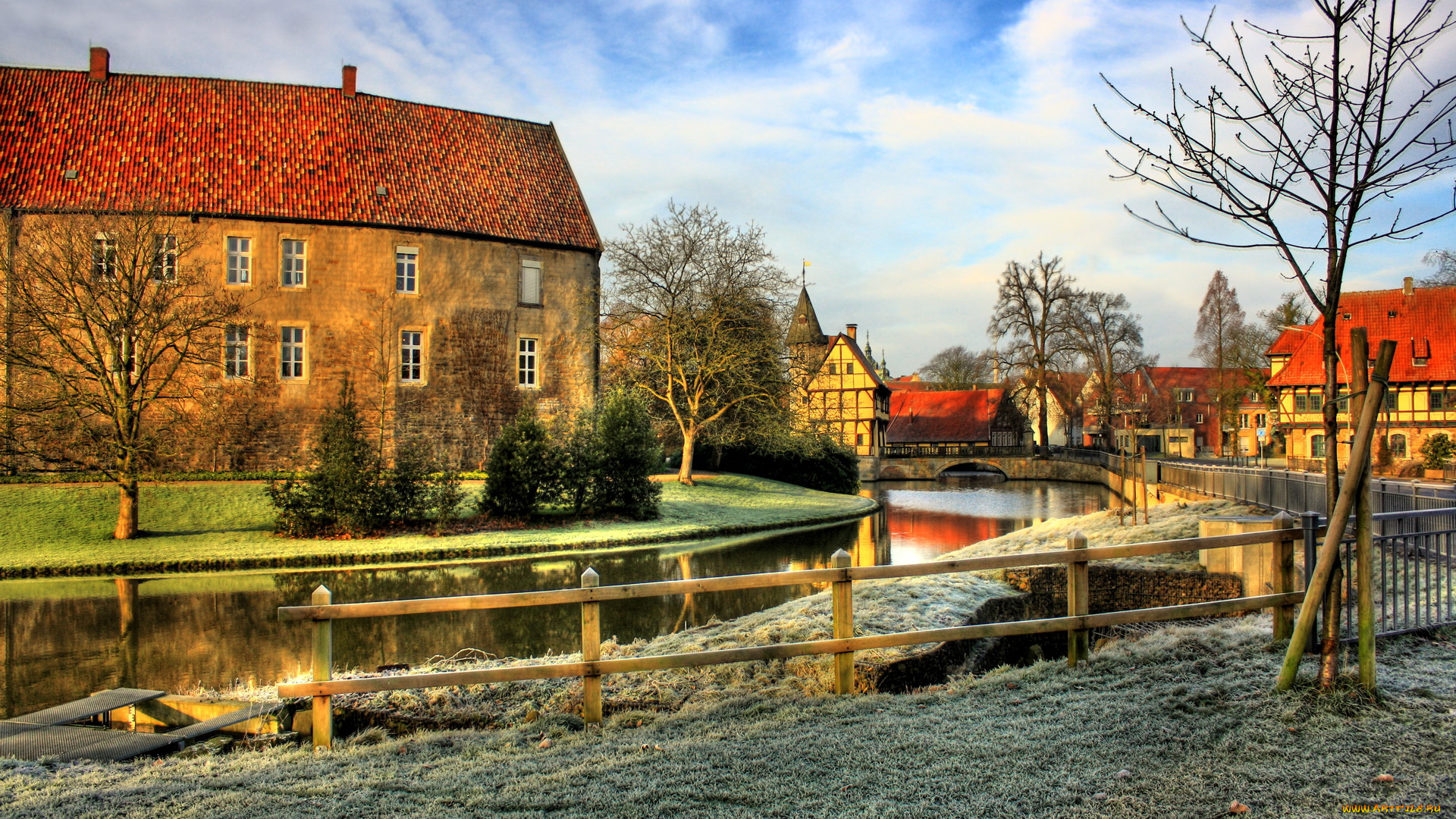 германия, steinfurt, города, улицы, площади, набережные