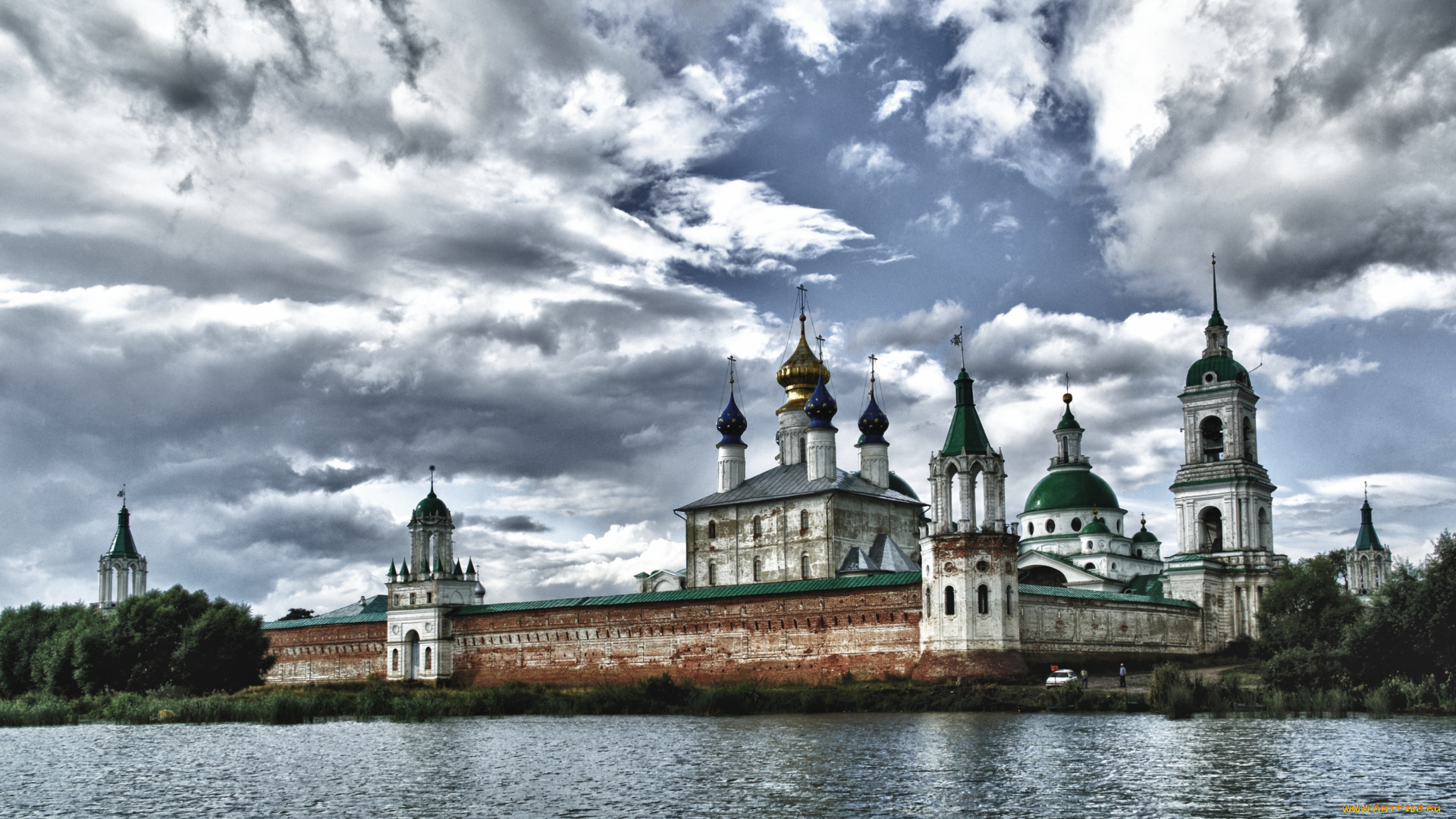 города, православные, церкви, монастыри, река, купола