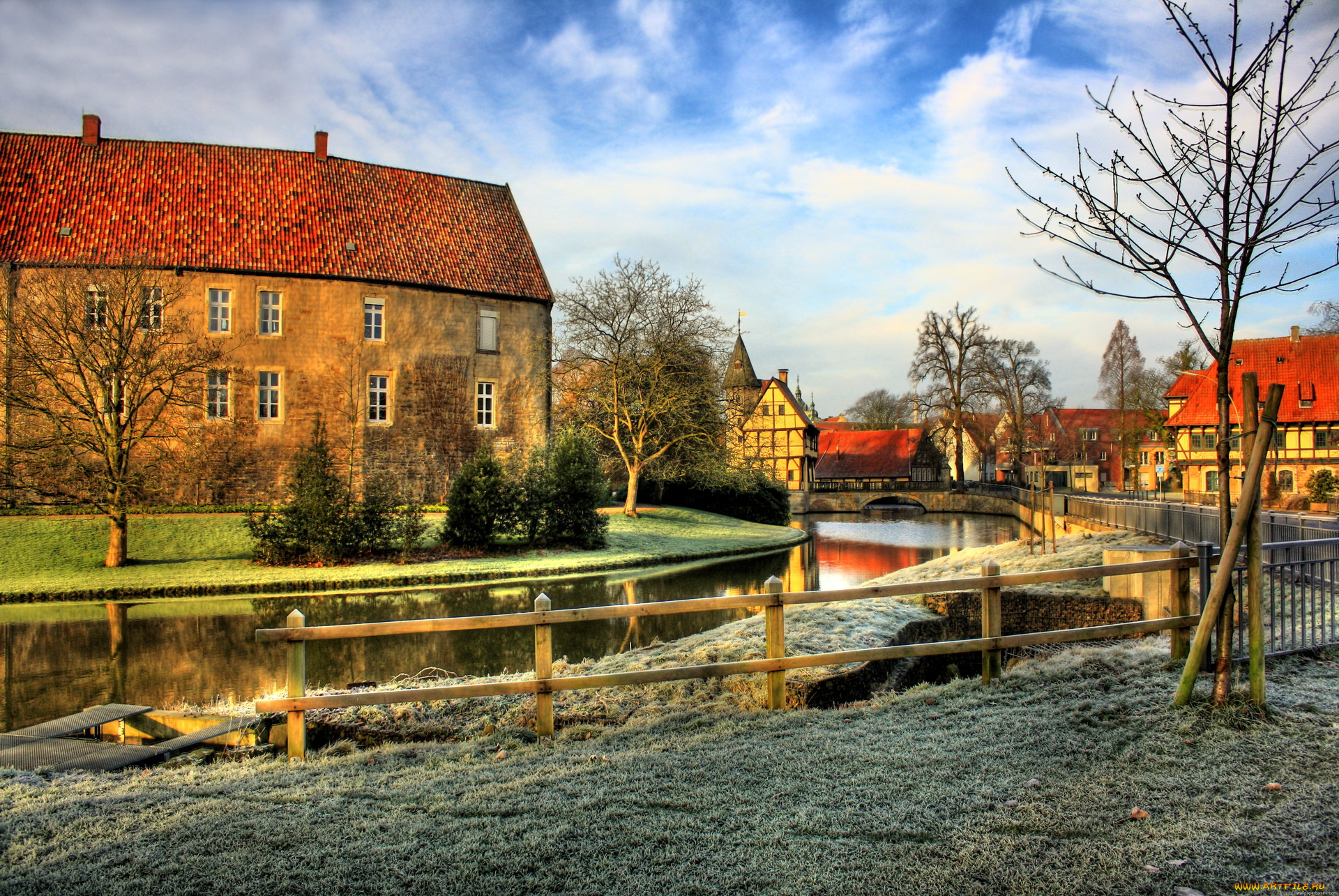 германия, steinfurt, города, улицы, площади, набережные