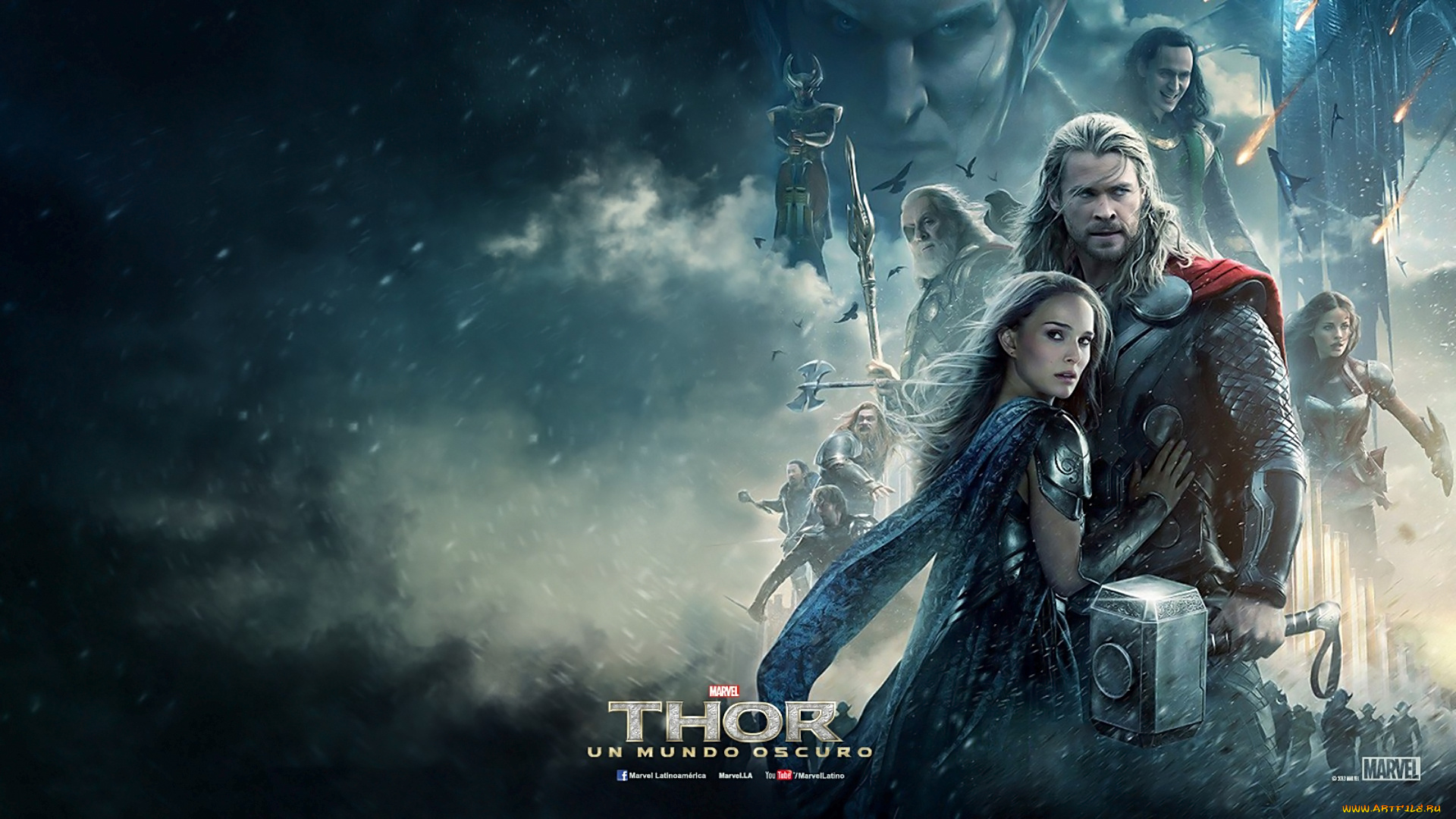 thor, the, dark, world, кино, фильмы, тор, 2