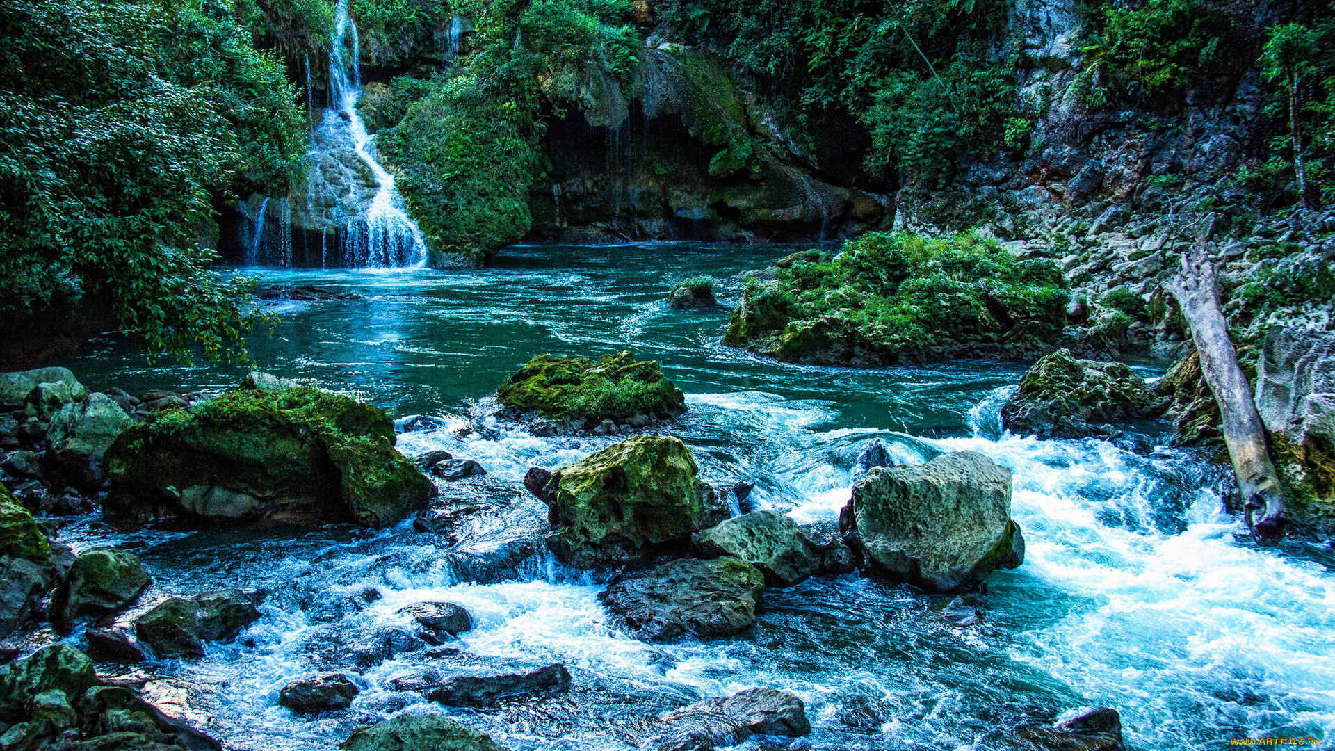 guatemala, central, america, природа, водопады, central, america