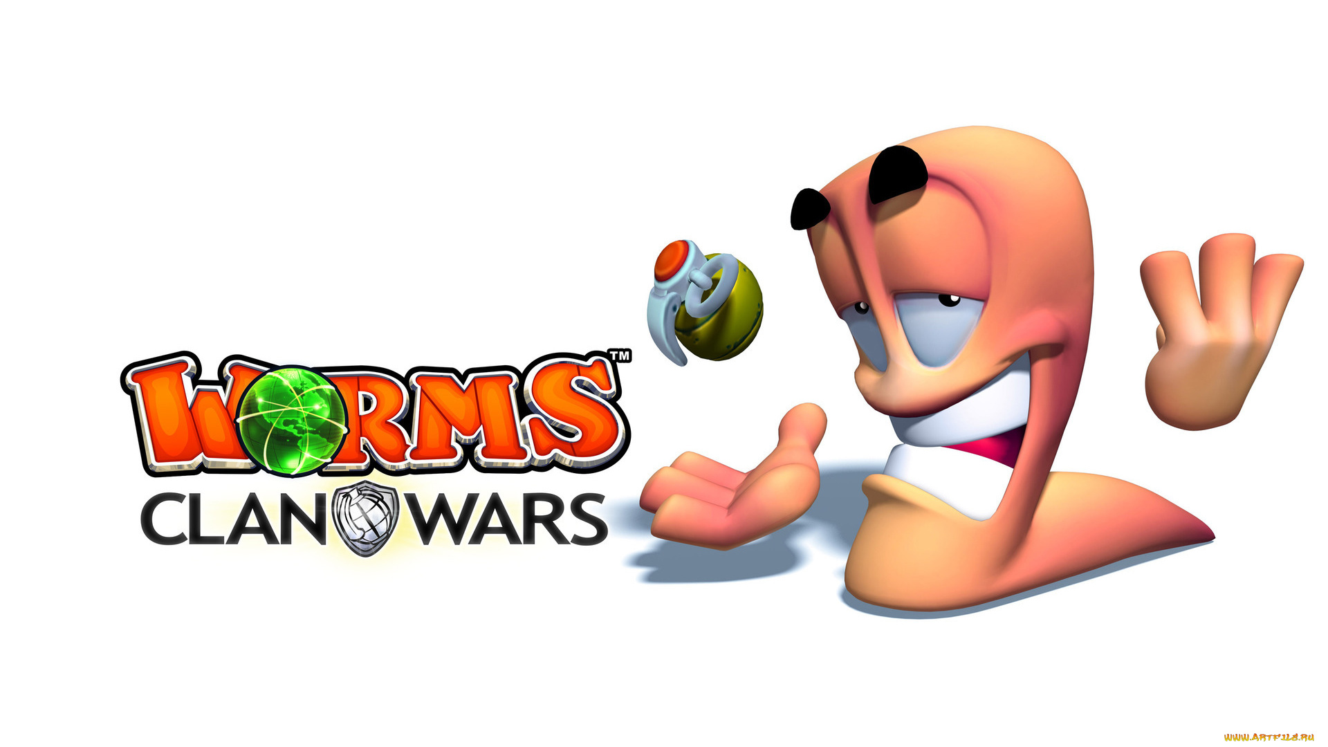 видео, игры, worms, 3d, червяк, граната