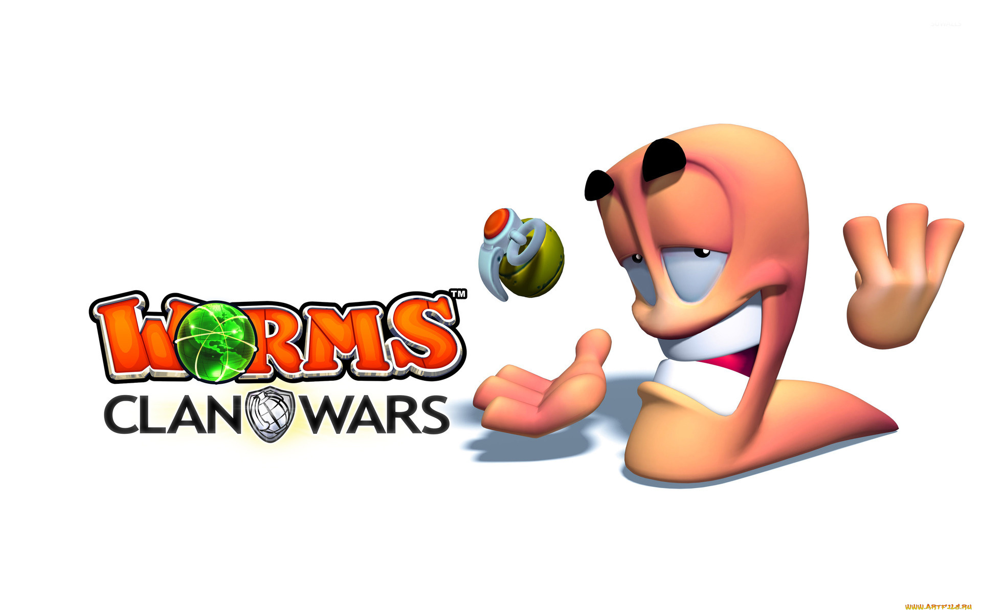 видео, игры, worms, 3d, червяк, граната