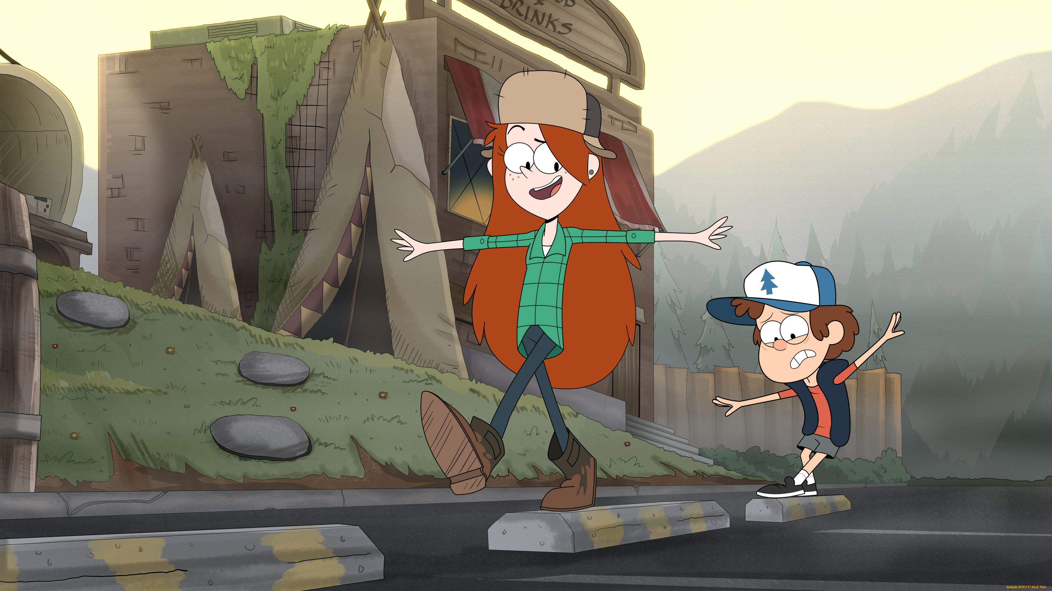 gravity, falls, , сериал, 2012, –, 2016, мультфильмы, gravity, falls, gravity, falls, мультсериал, приключения, семейный, анимация, цифровое, искусство, disney