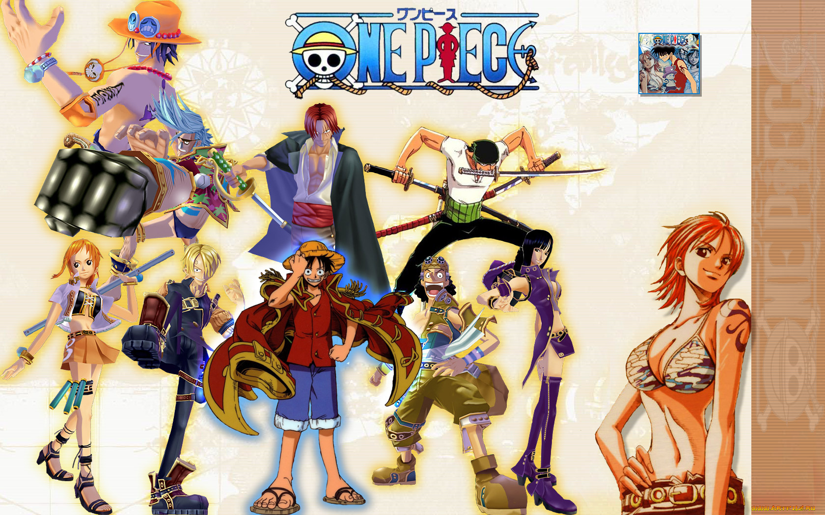 аниме, one, piece, nami, monkey, d, luffy, nico, robin, sanji, roronoa, zoro, usopp, franky, portgas, ace, shanks