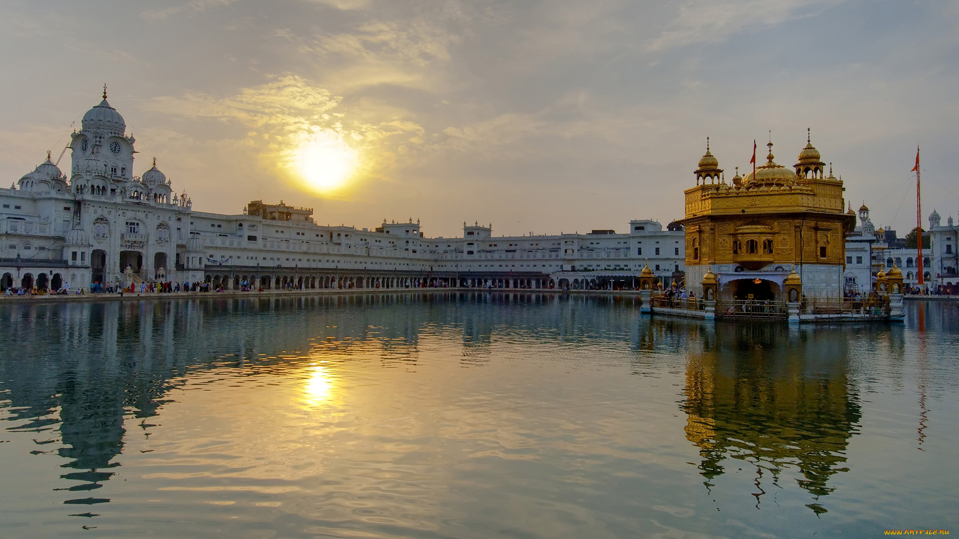 golden, temple, harmandir, sahib, города, буддистские, другие, храмы, india, amritsar