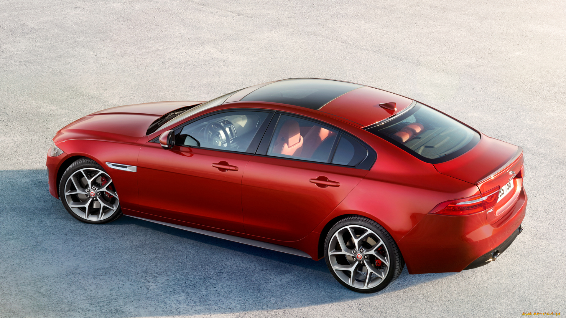 автомобили, jaguar, красный, 2015г, xe, s