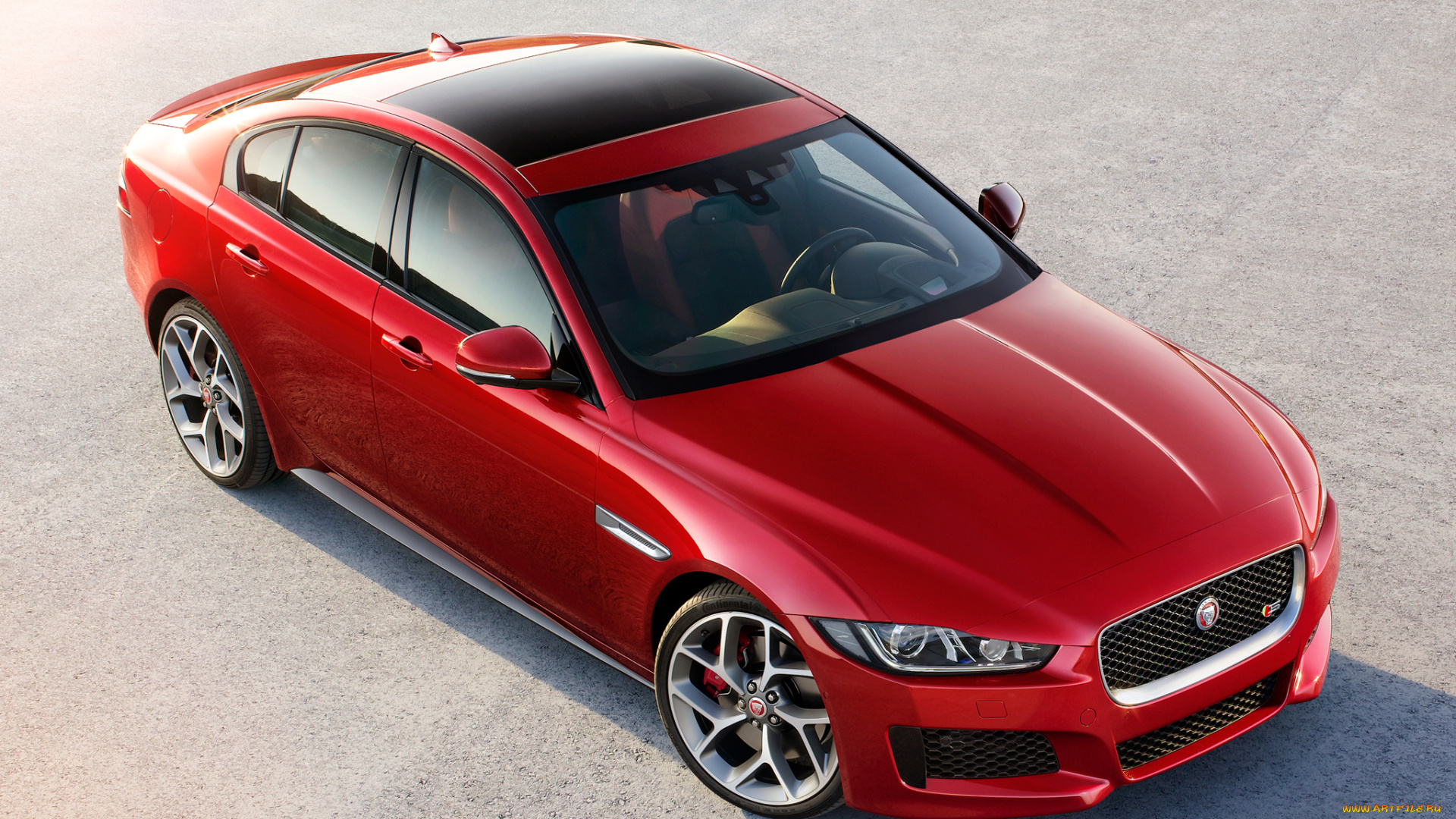 автомобили, jaguar, красный, xe, s, 2015г