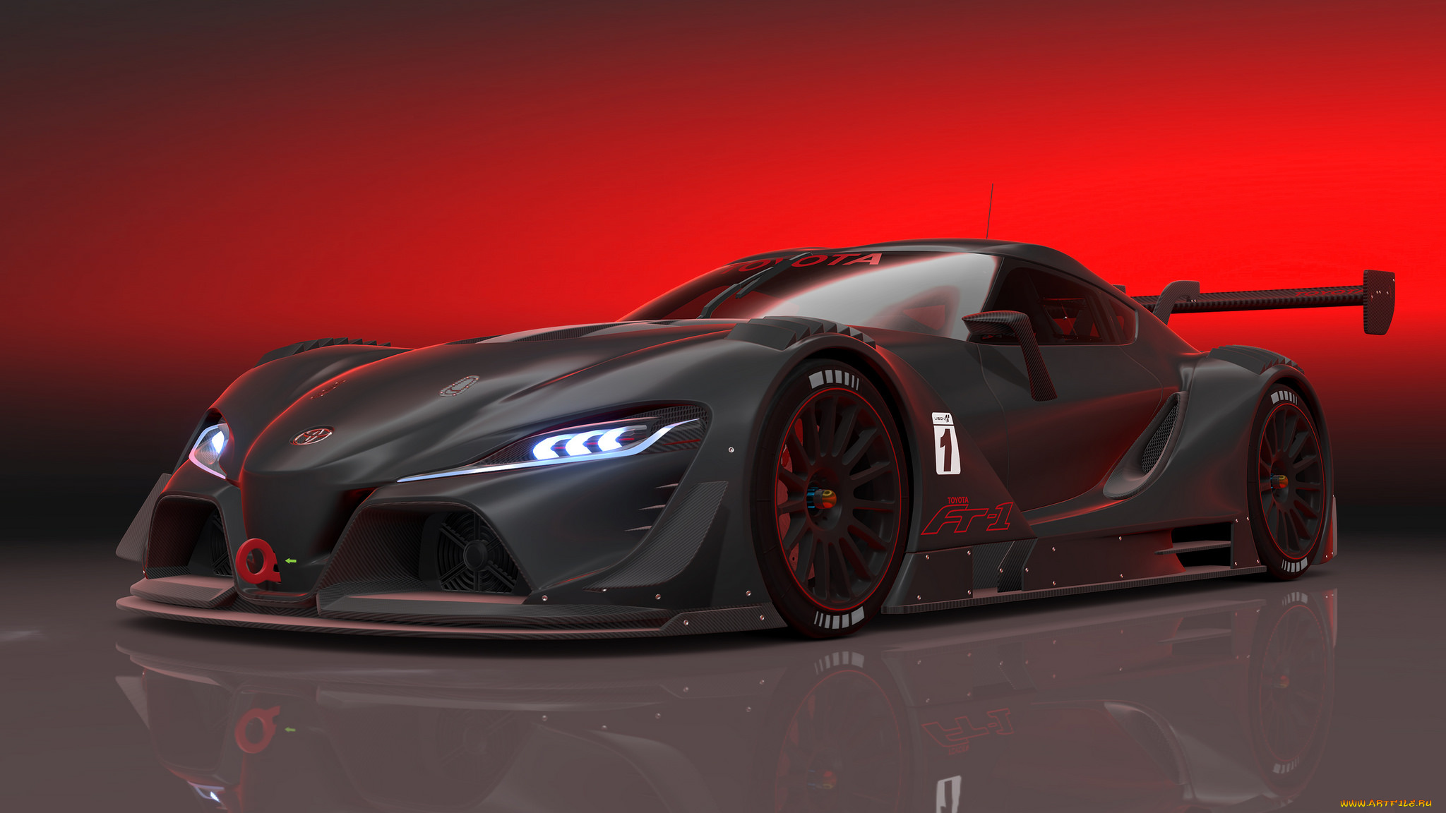 toyota, ft-1, vision, gt, автомобили, toyota, спорткар