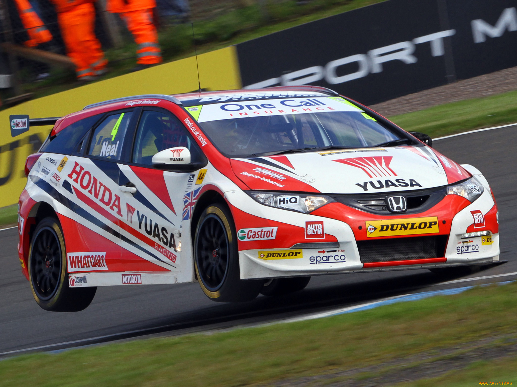 спорт, автоспорт, 2014г, btcc, tourer, civic, honda, трек, скорость