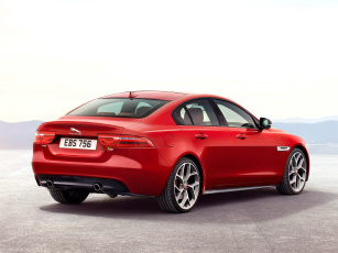 Картинка автомобили jaguar красный 2015г xe s