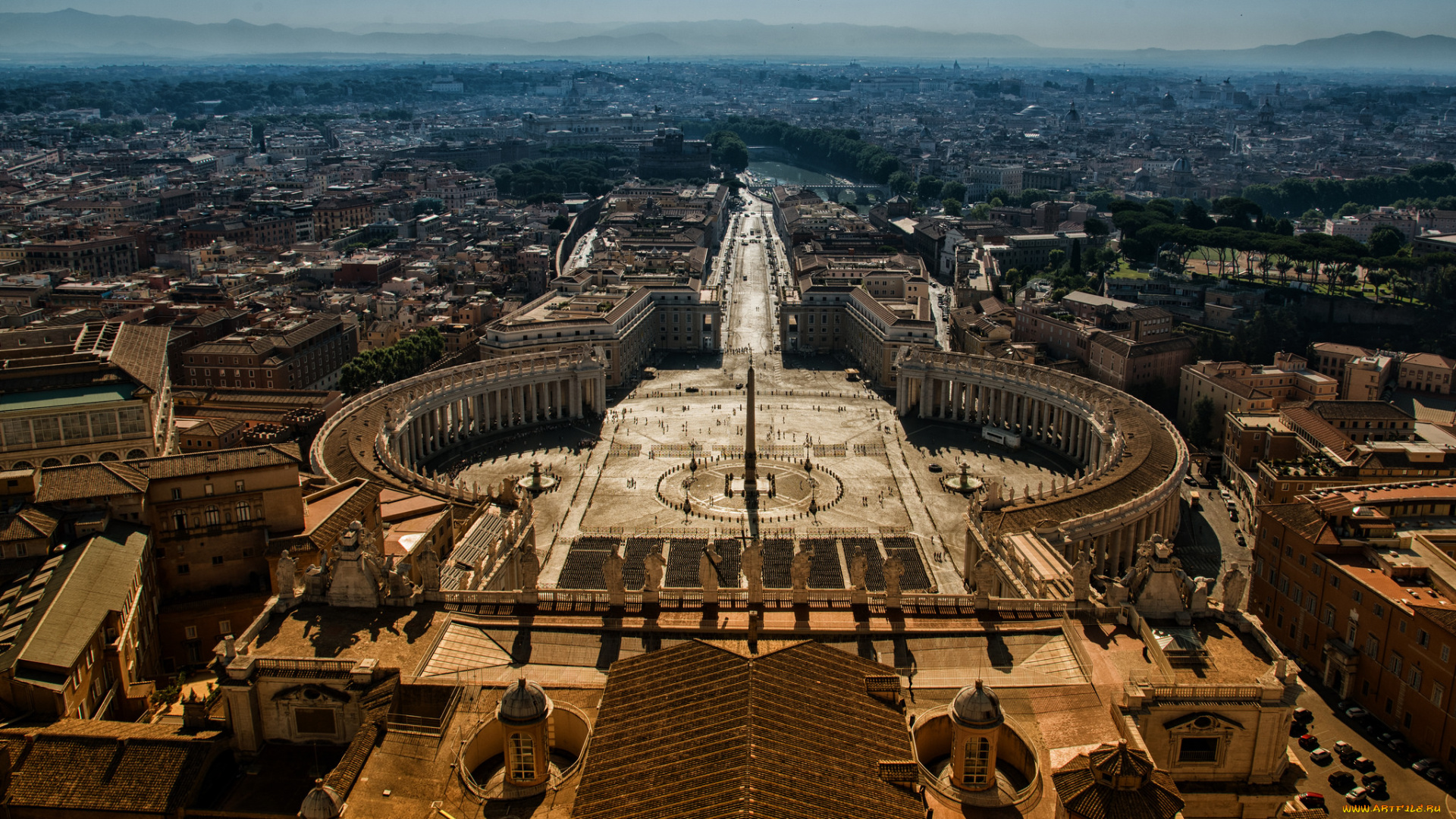 san, pietro, in, vaticano, города, рим, , ватикан, , италия, простор