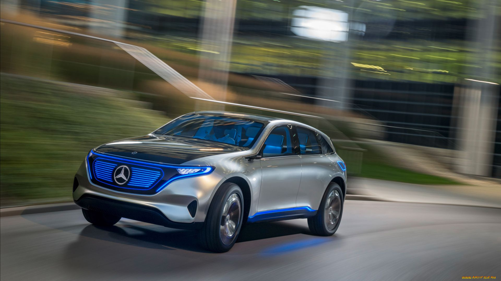 2019, mercedes-benz, eqc, автомобили, mercedes-benz, мерседес, скорость, кроссовер, 2019, eqc