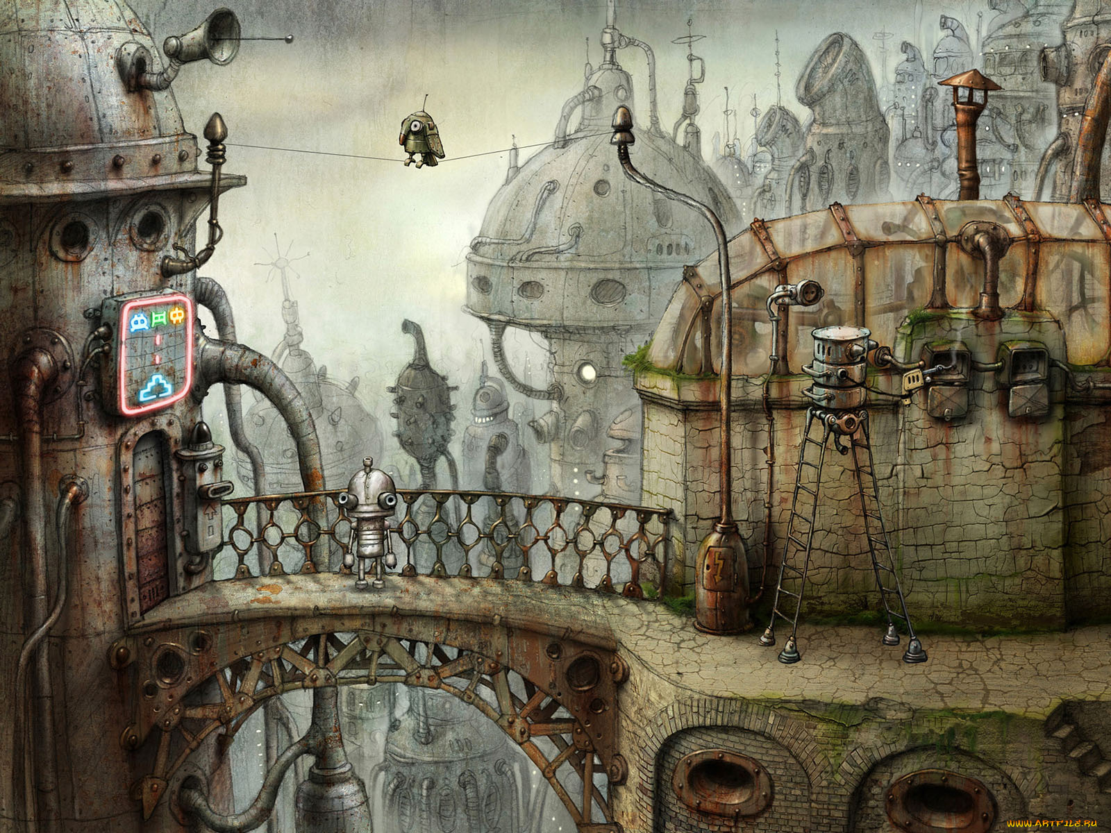 machinarium, видео, игры