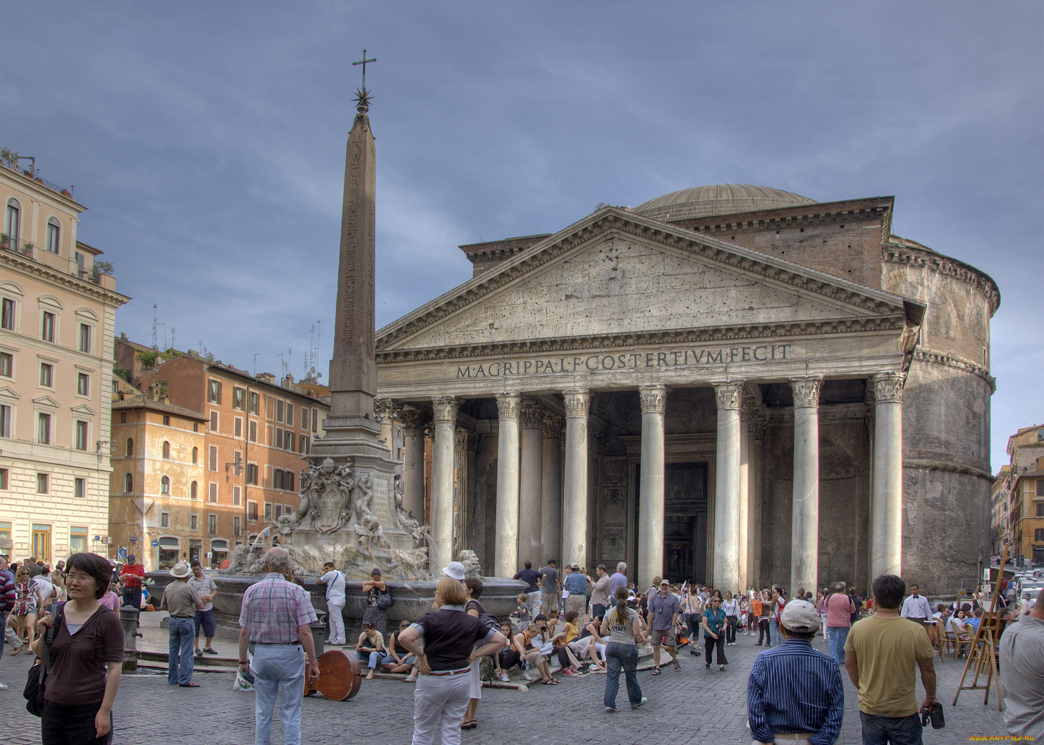 pantheon, rome, italy, города, рим, ватикан, италия