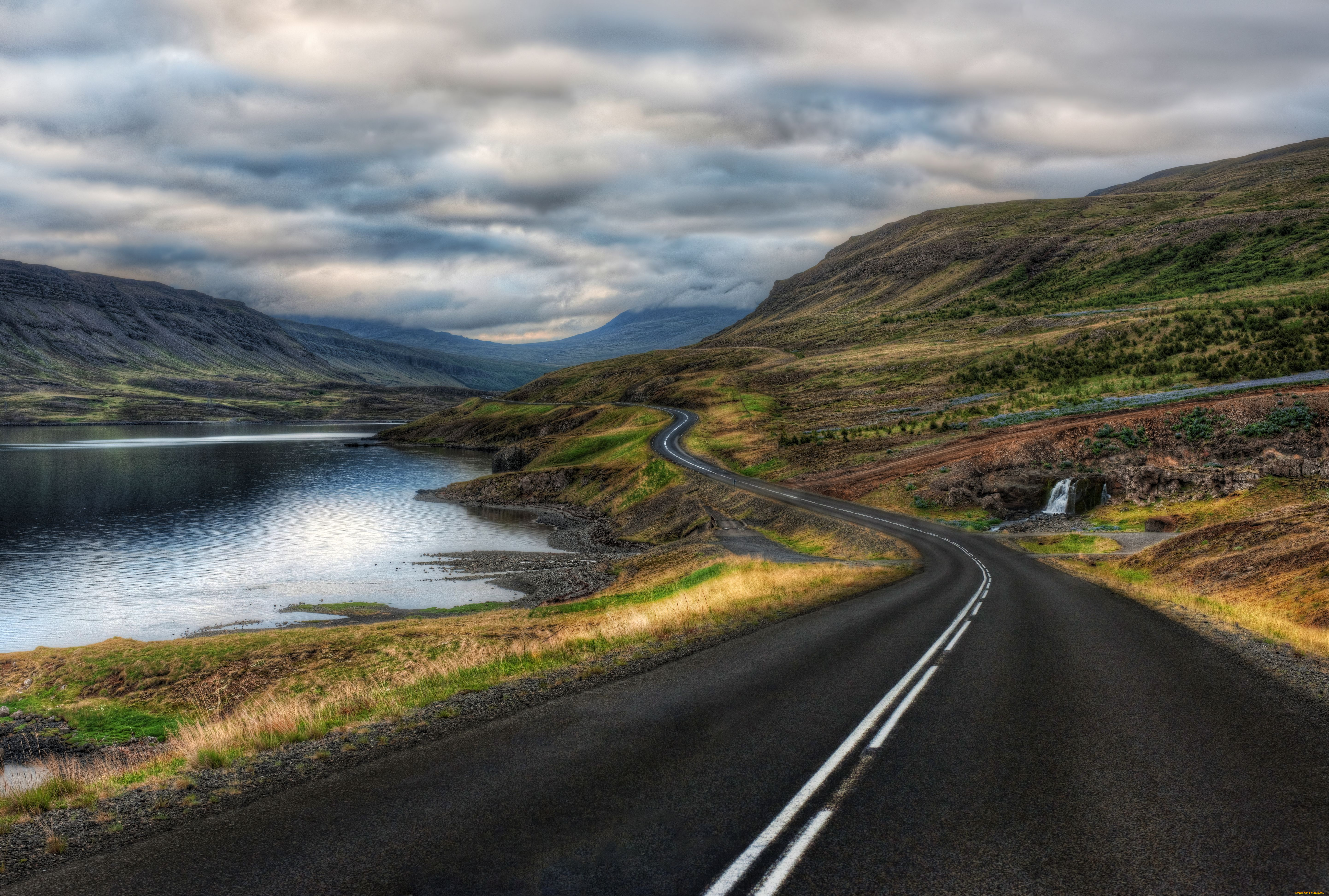 iceland, природа, дороги