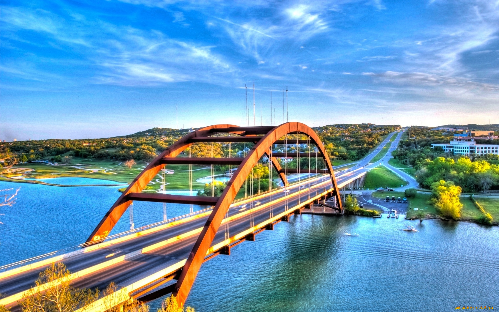 города, мосты, city, loop360, bridge, usa, texas, austin, pennybacker