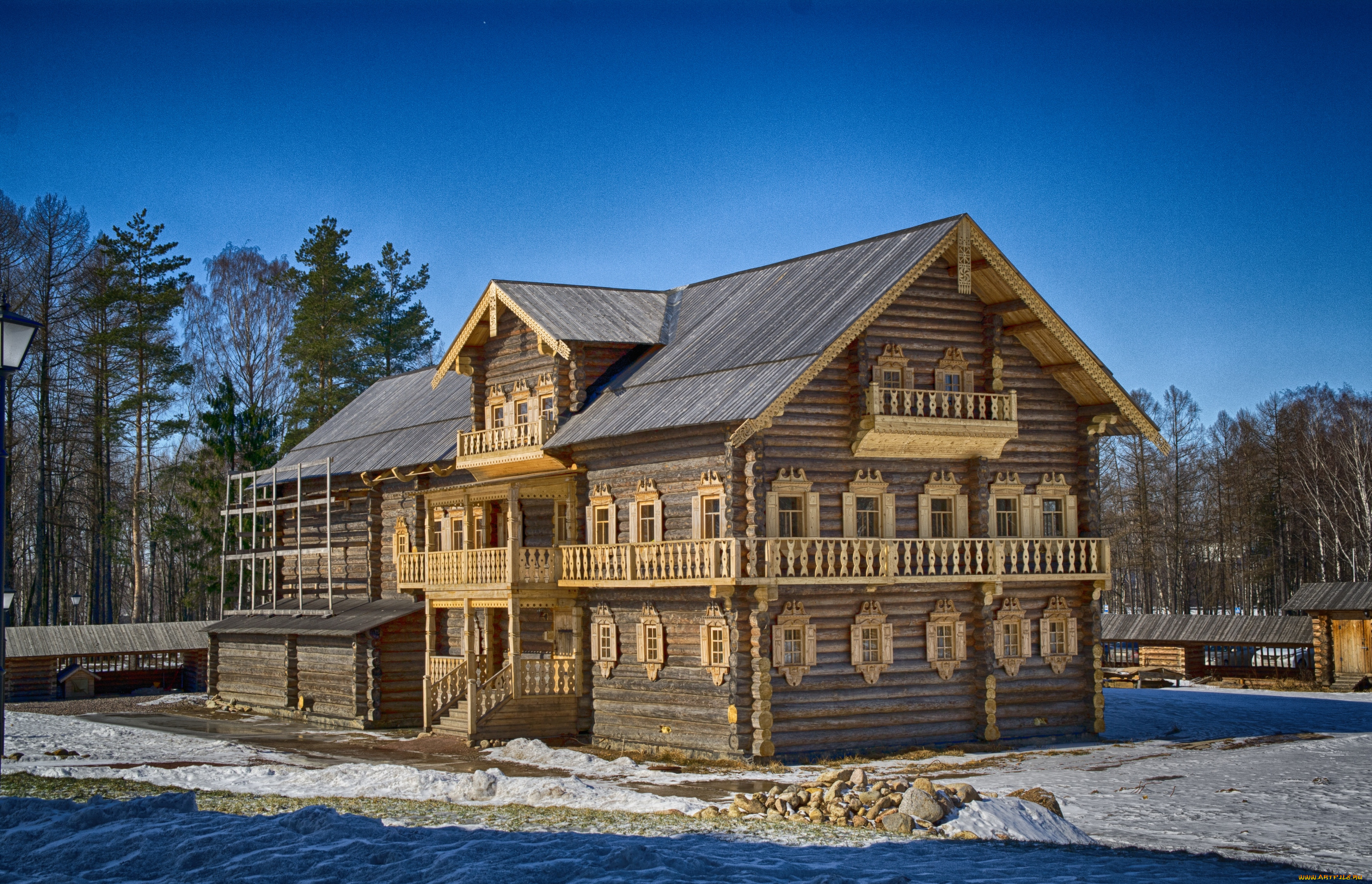 фото русских деревянных домов