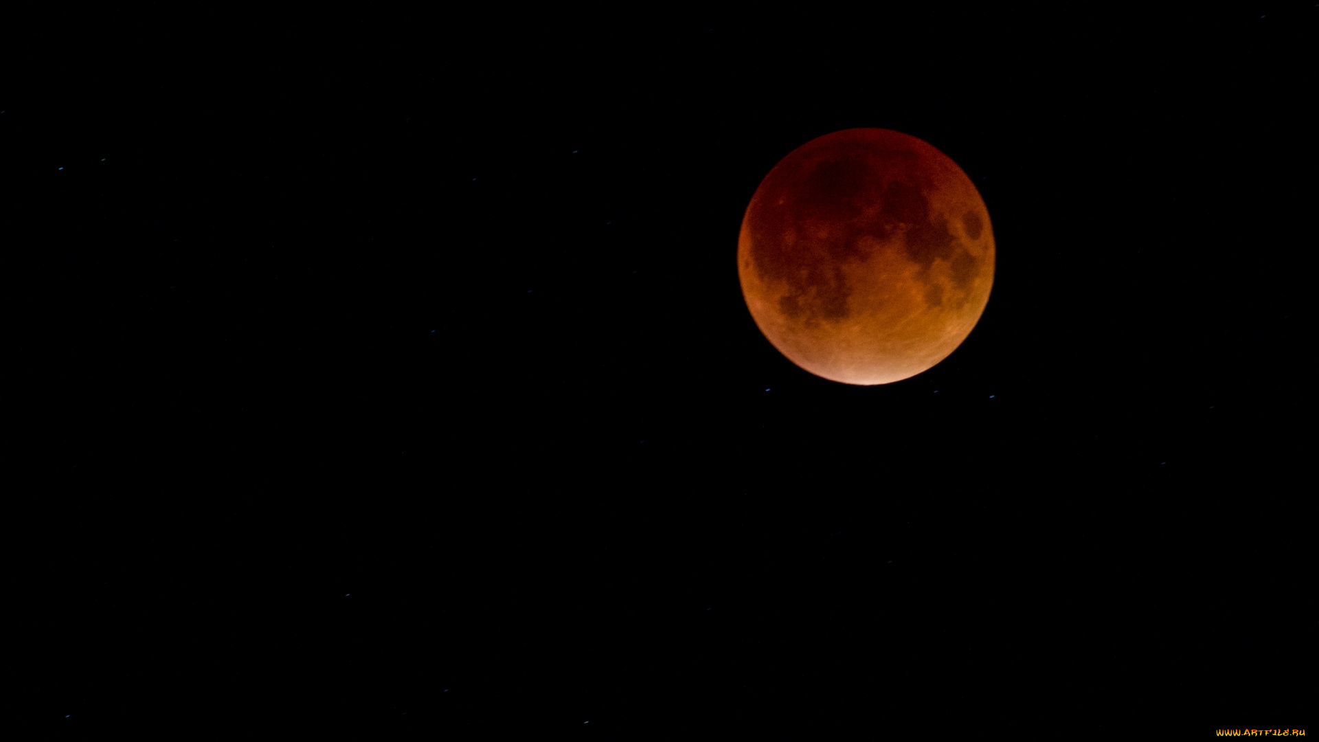 космос, луна, затмение, moon, звезды, спутник